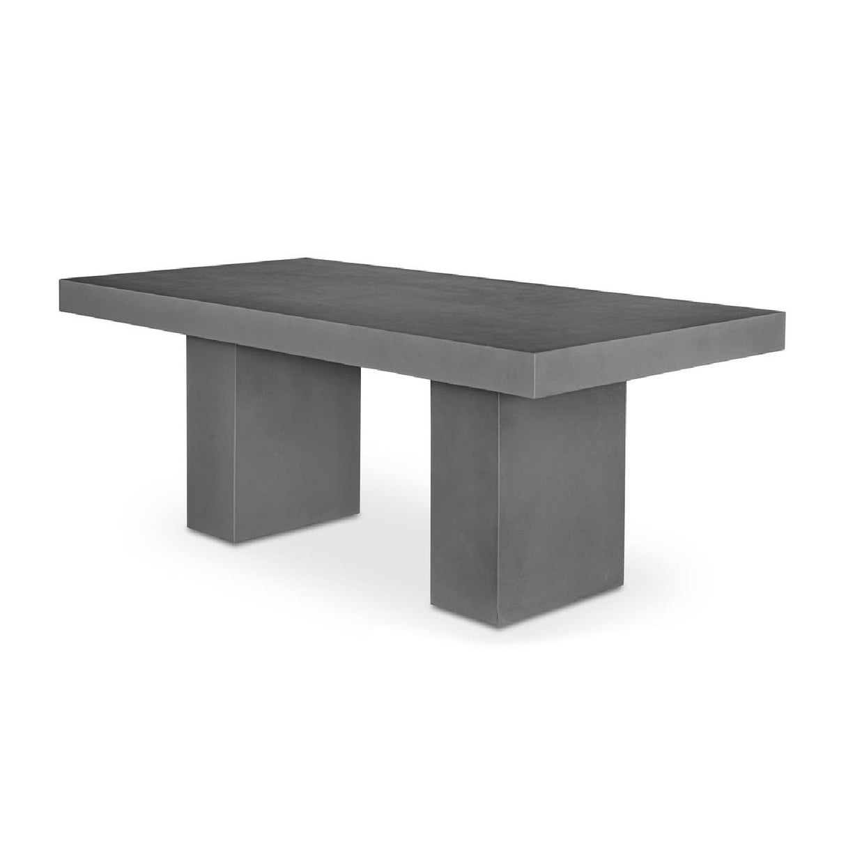Modern European furniture - Gray Concrete Outdoor Dining Table - www.oroa.com | Oroa.com