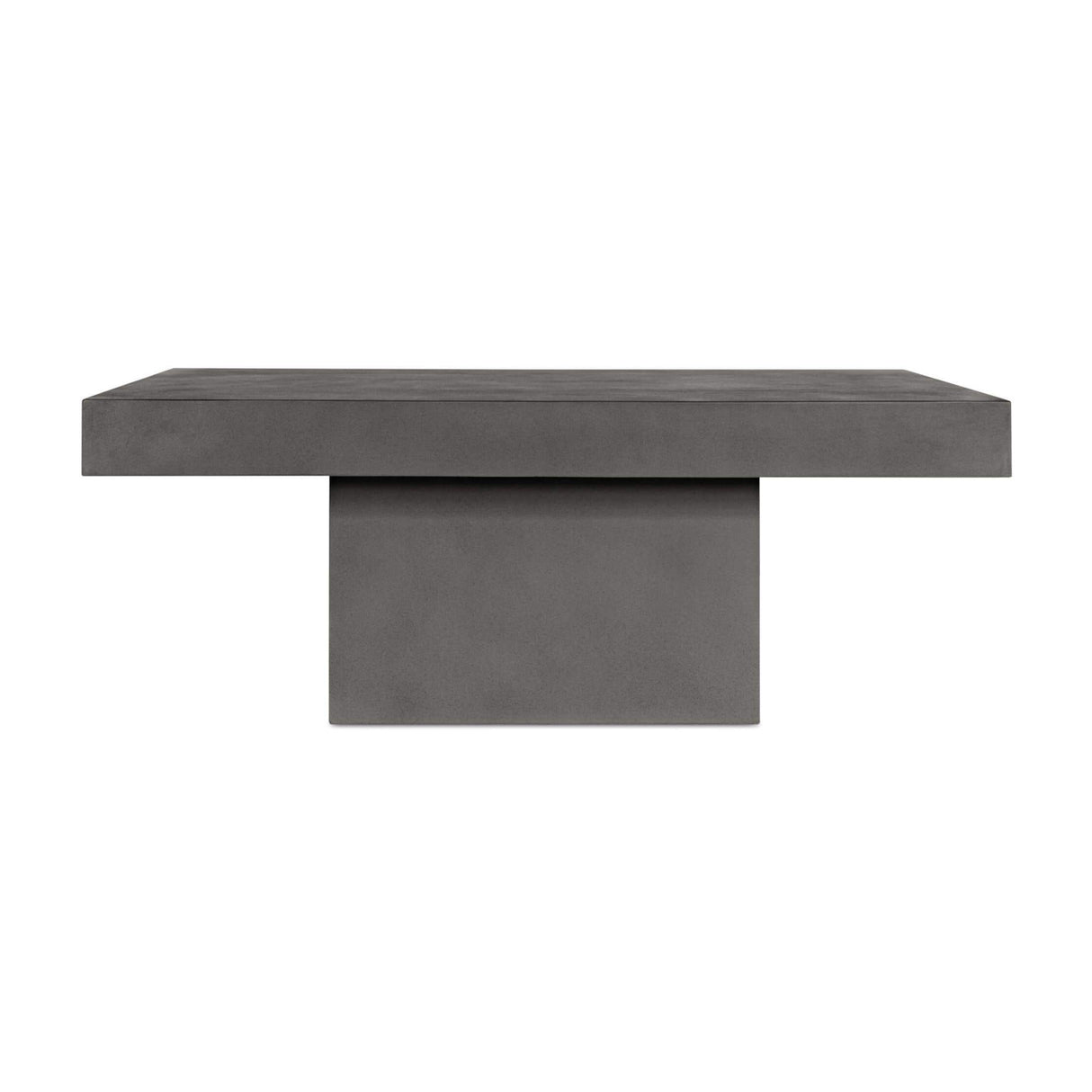 Modern European furniture - Gray Concrete Outdoor Coffee Table - www.oroa.com | Oroa.com