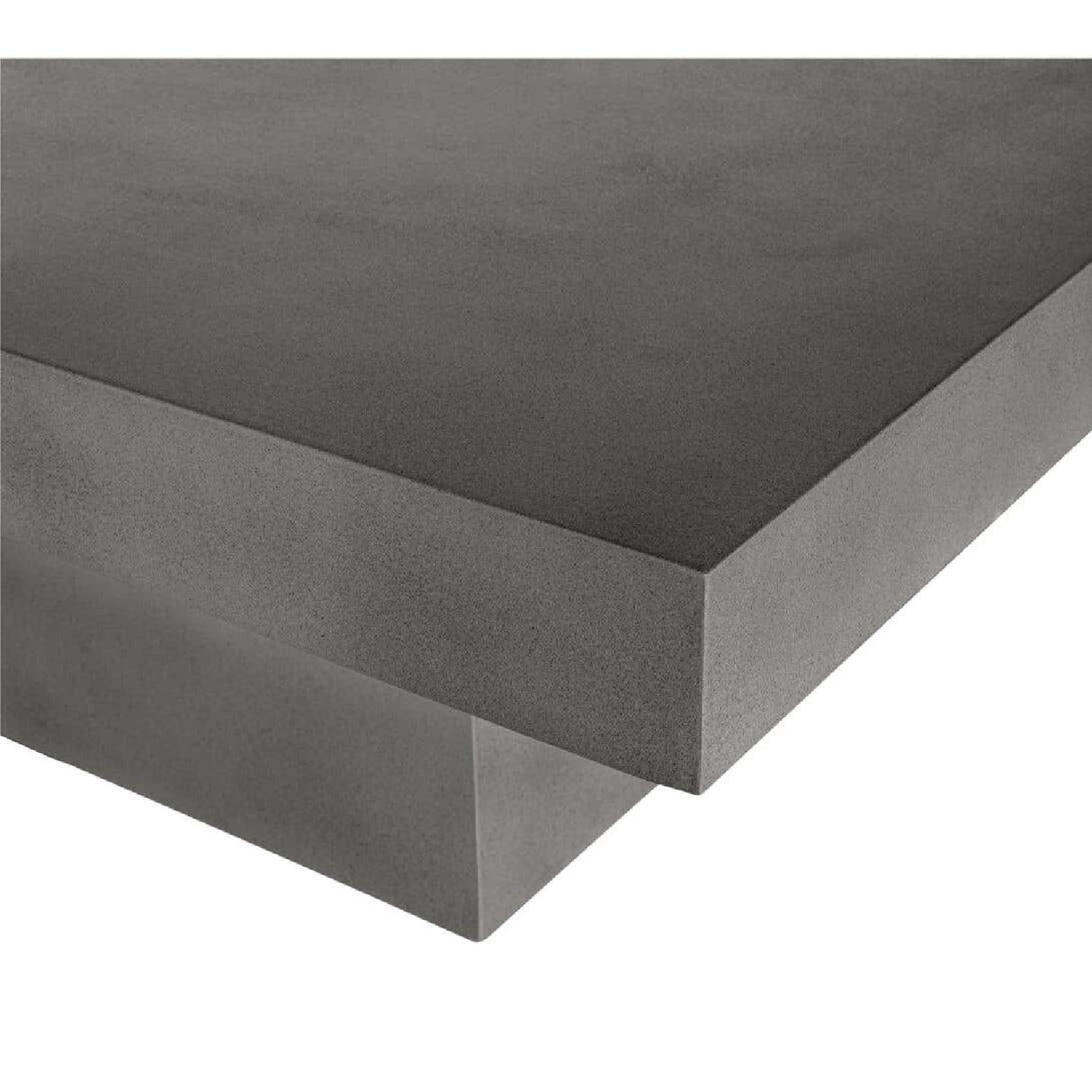 Modern European furniture - Gray Concrete Outdoor Coffee Table - www.oroa.com | Oroa.com