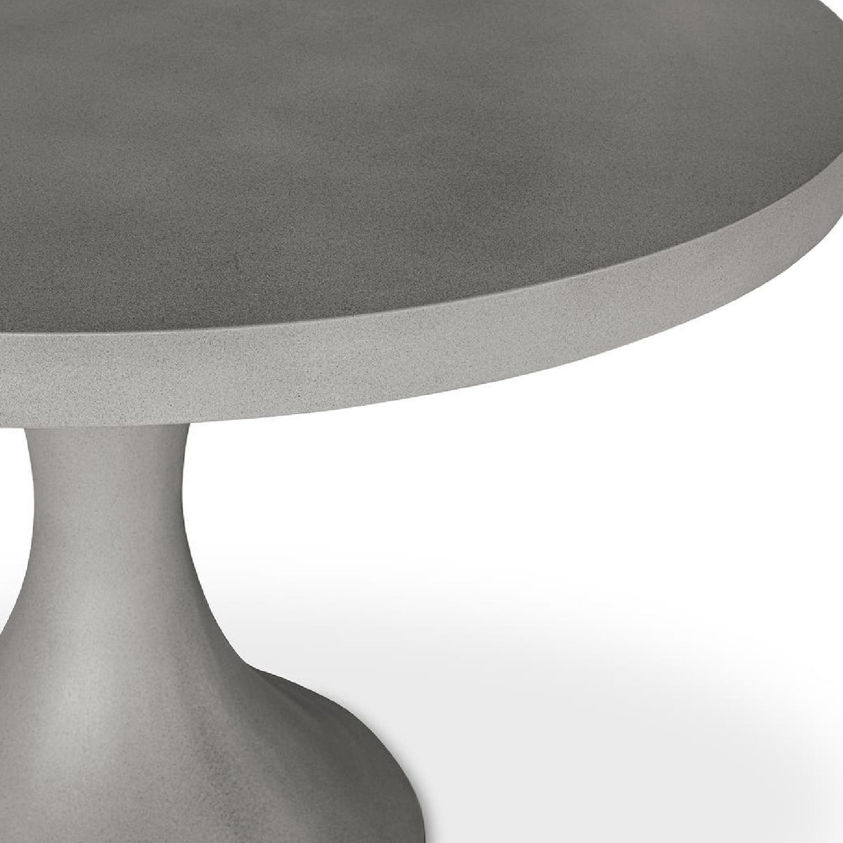 Modern European furniture - Gray Pedestal Outdoor Dining Table - www.oroa.com | Oroa.com