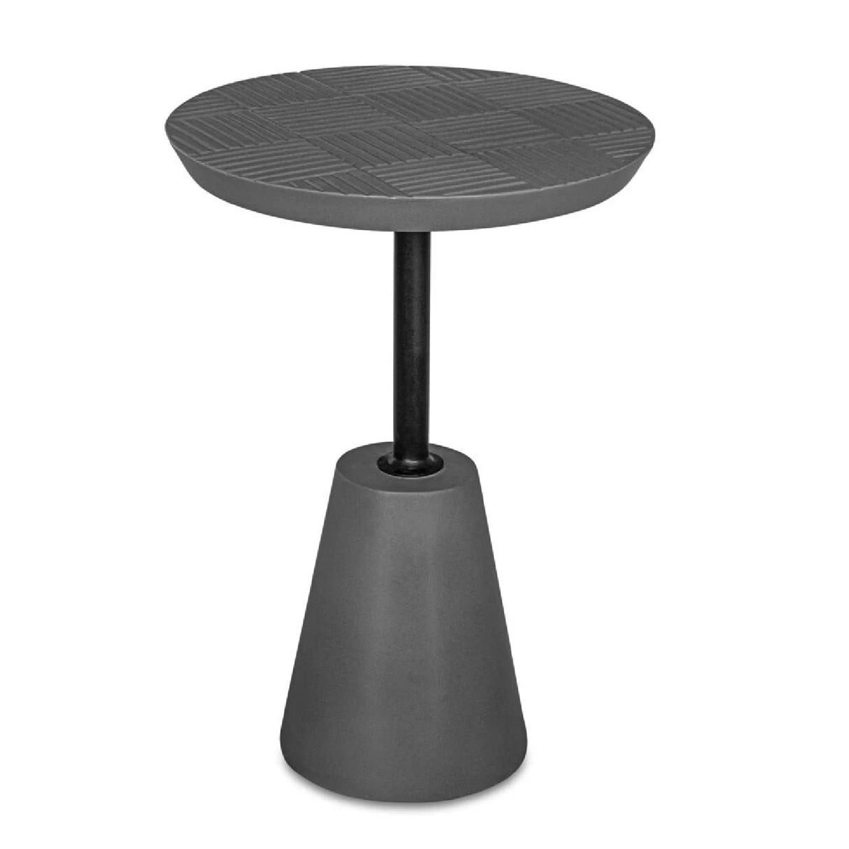Modern European furniture - Round Textured Indoor/Outdoor Side Table - www.oroa.com | Oroa.com