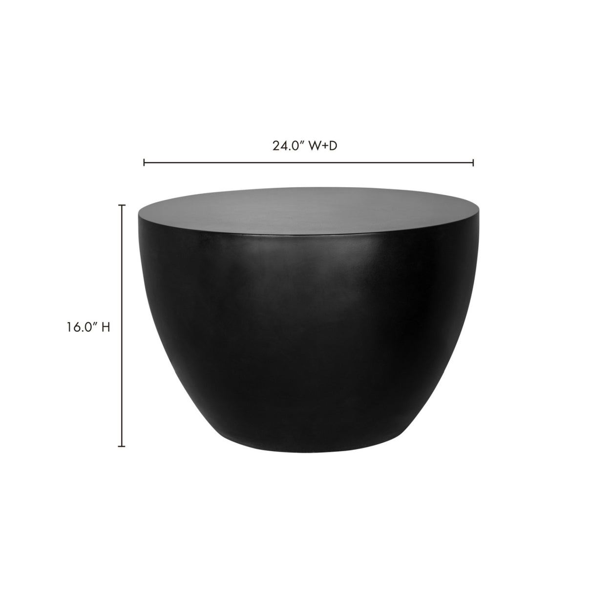Modern European furniture - Round Indoor/Outdoor Side Table - www.oroa.com | Oroa.com