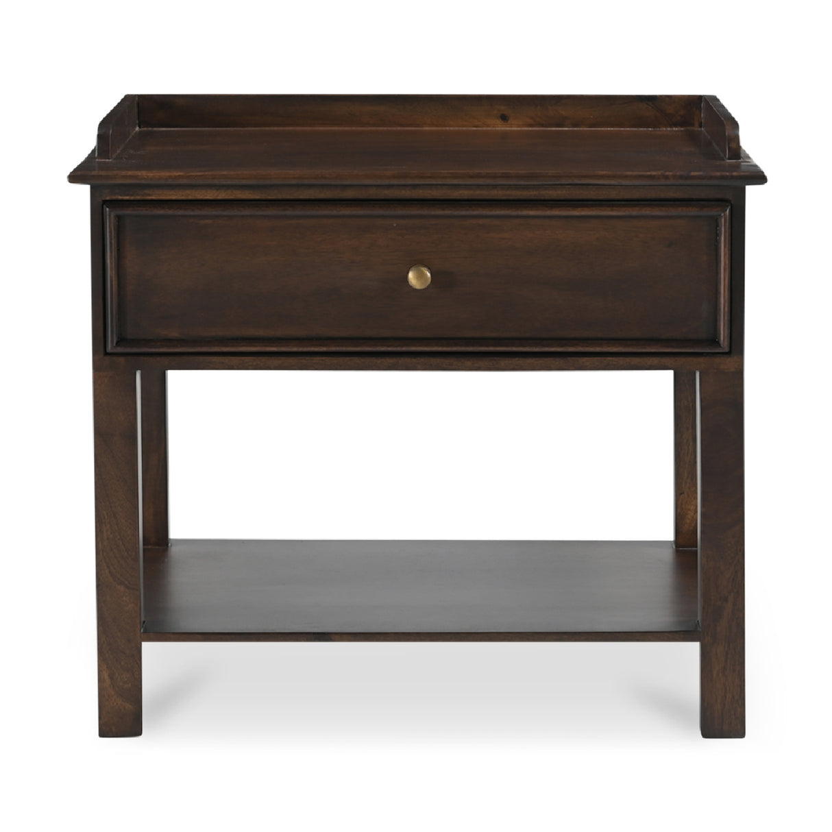 Modern European furniture - Brown Mango Wood Nightstand - www.oroa.com | Oroa.com
