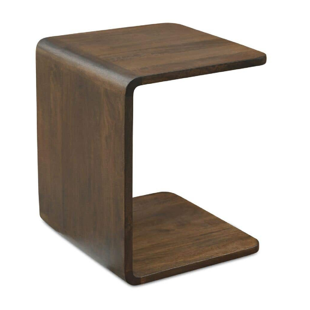 Modern European furniture - C-Shape Oak Side Table - www.oroa.com | Oroa.com