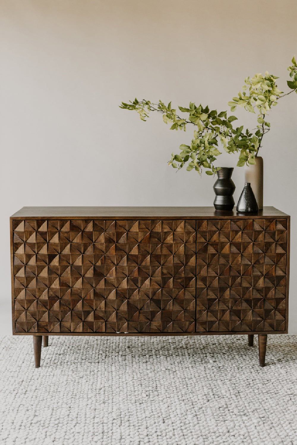 Modern European furniture - 3-Door Wood Sideboard - www.oroa.com | Oroa.com