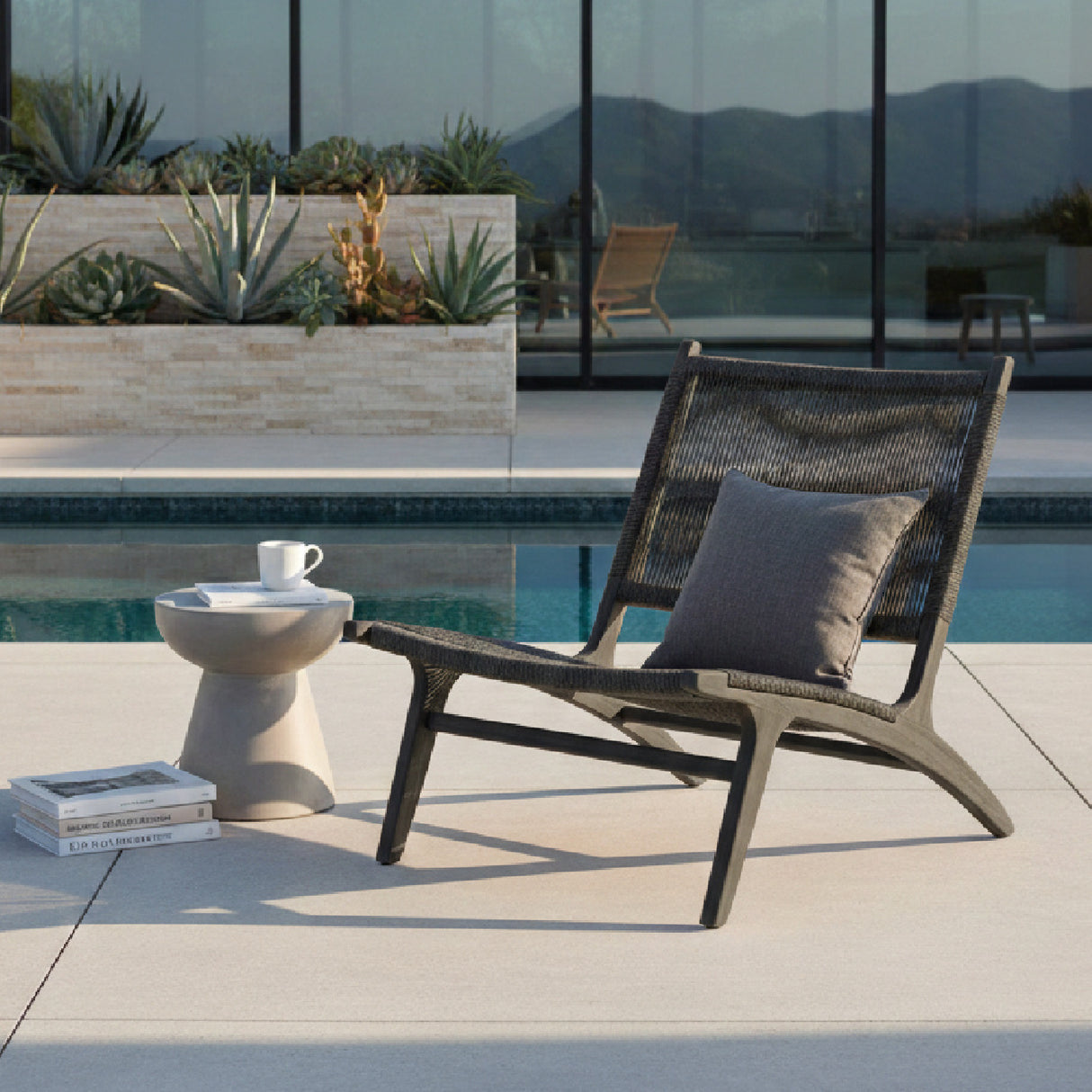 Modern European furniture - Wicker Outdoor Lounge Chair - www.oroa.com | Oroa.com