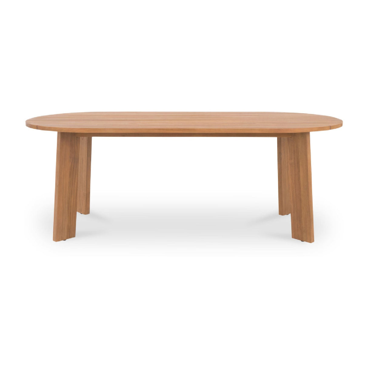 Modern European furniture - Slatted Teak Outdoor Dining Table - www.oroa.com | Oroa.com
