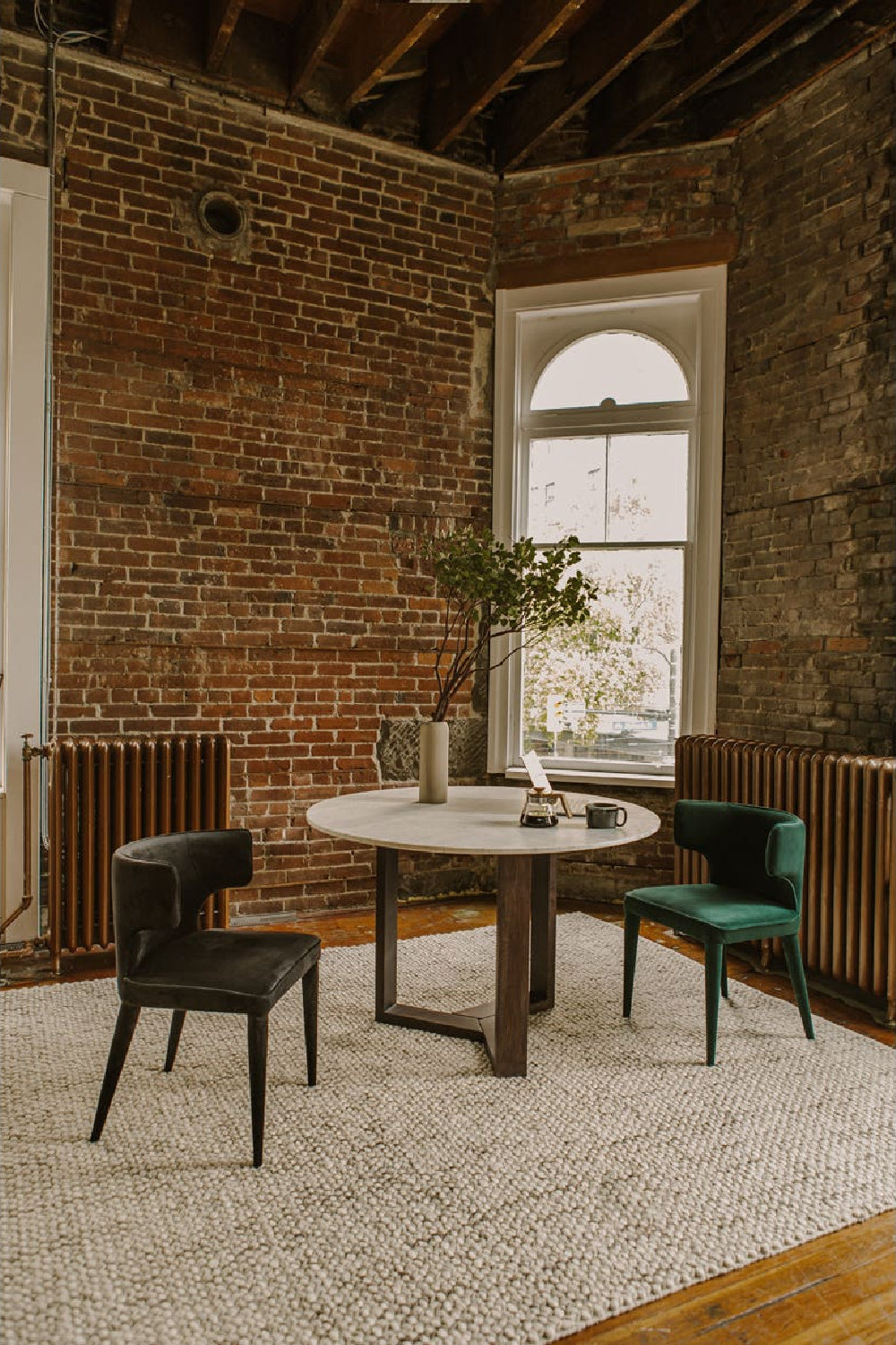 Modern European furniture - Black Upholstered Dining Chair - www.oroa.com | Oroa.com