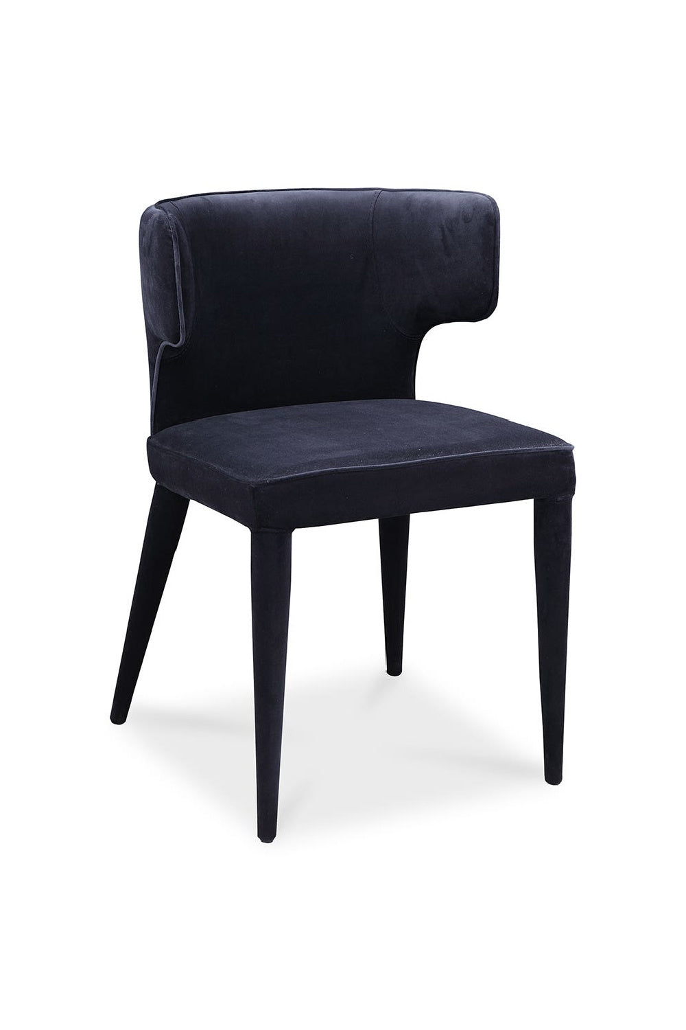 Modern European furniture - Black Upholstered Dining Chair - www.oroa.com | Oroa.com