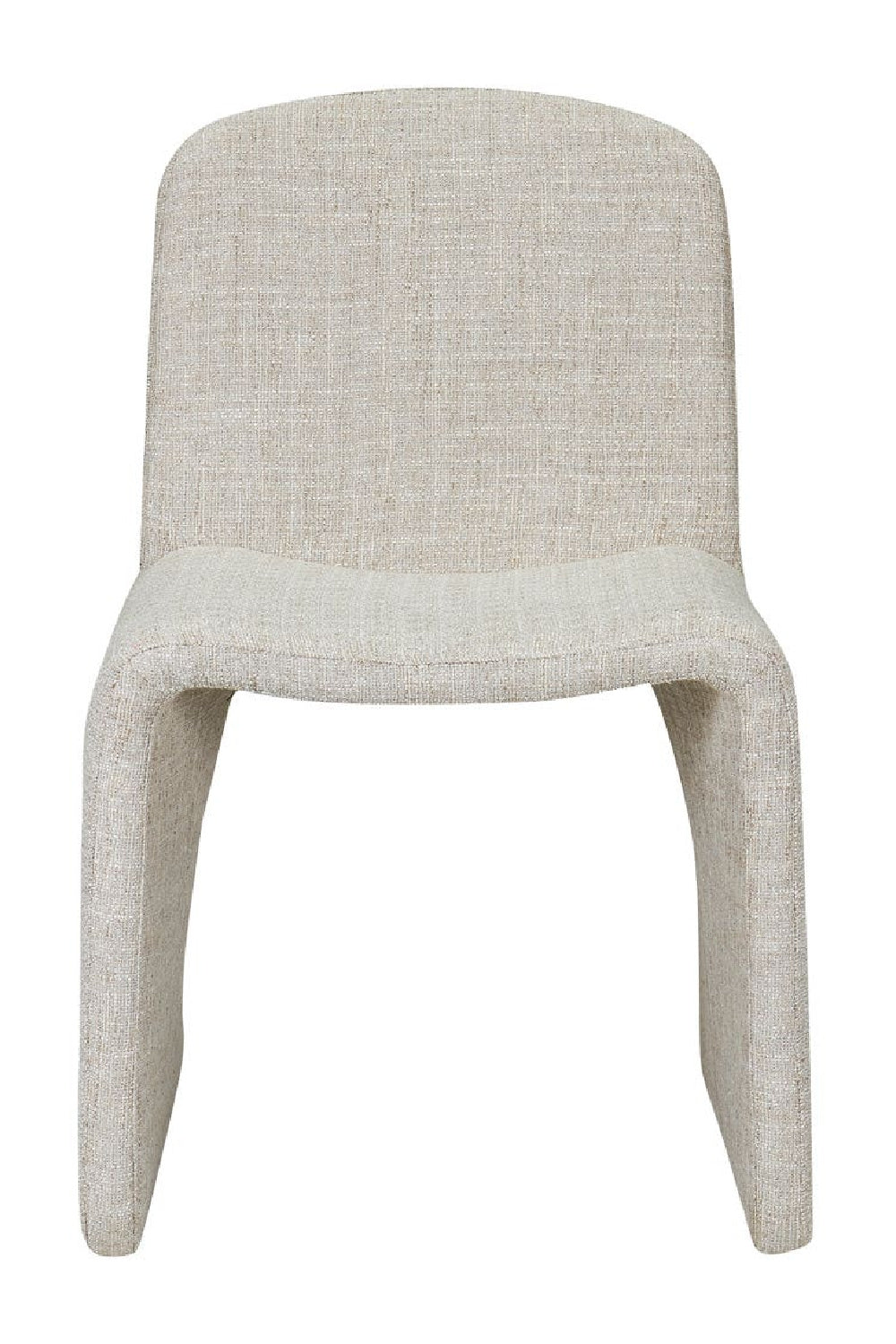 Modern European furniture - Beige Monolithic Dining Chair - www.oroa.com | Oroa.com