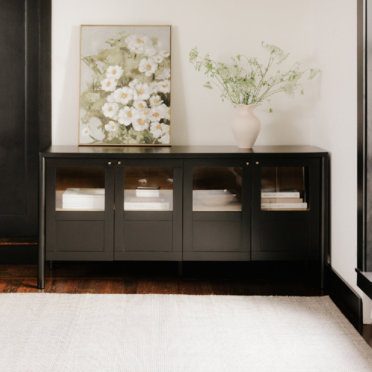 Modern European furniture - Solid Pine 4-Door Sideboard - www.oroa.com | Oroa.com