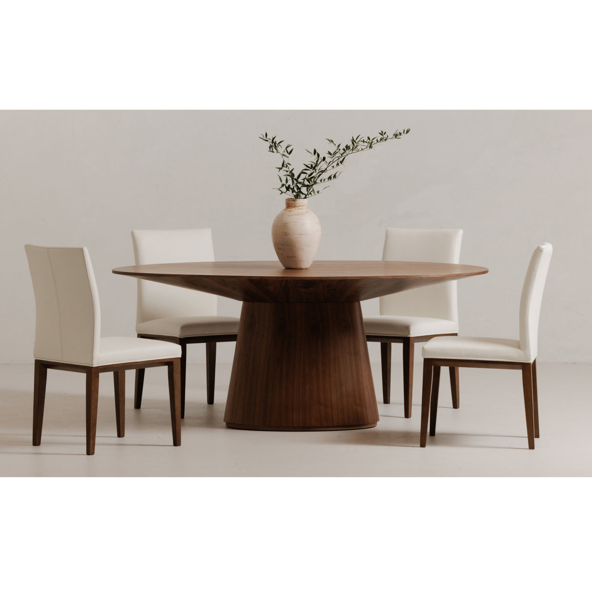 Modern European furniture - Top Grain Leather Dining Chairs (2) - www.oroa.com | Oroa.com