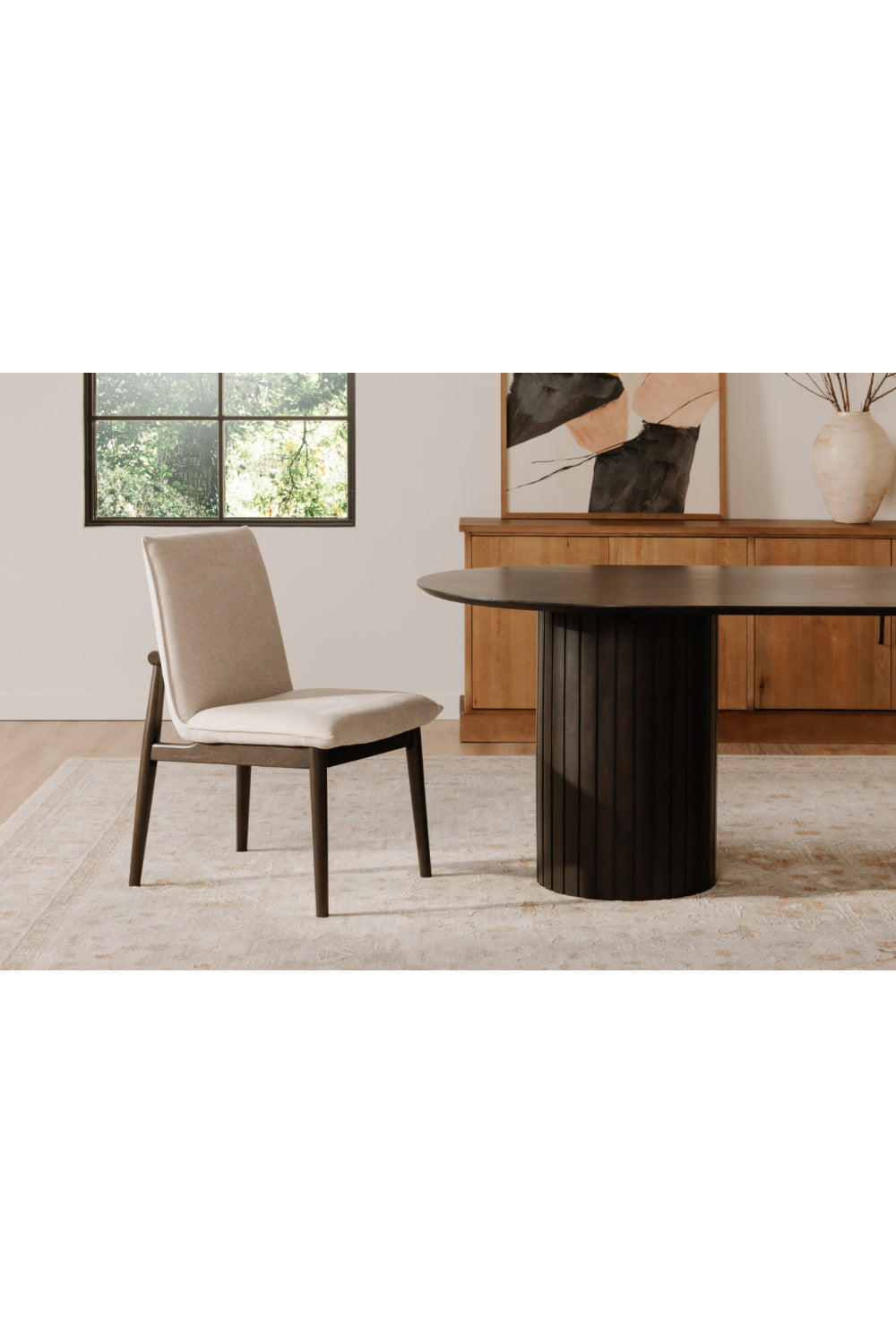 Modern European furniture - Padded Dining Chair Set (2) - www.oroa.com | Oroa.com