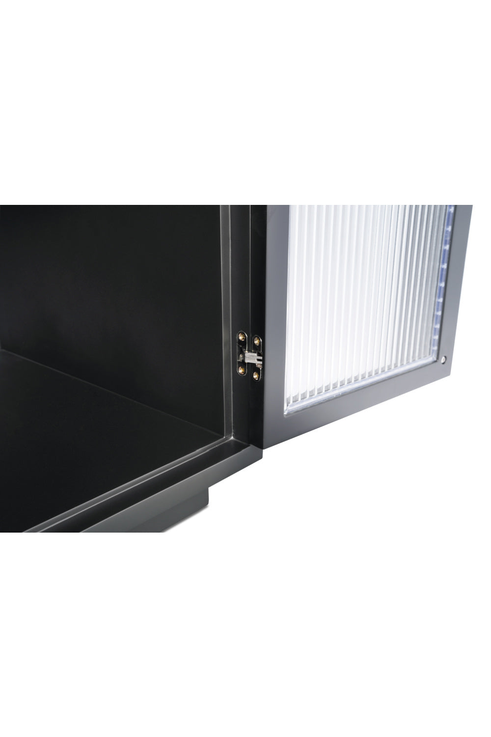 Modern European furniture - Black Arched 4-Door Cabinet - www.oroa.com | Oroa.com