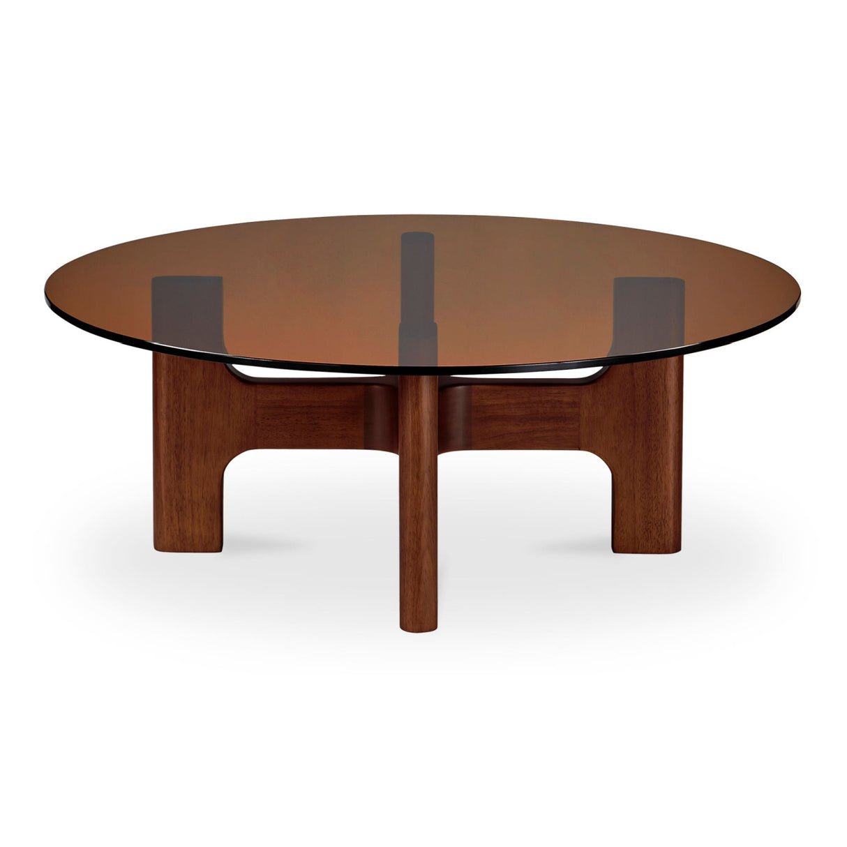Modern European furniture - Brown Glass Coffee Table - www.oroa.com | Oroa.com