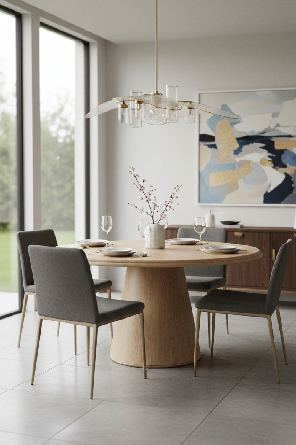 Modern European furniture - Espresso Brown Wood Dining Table - www.oroa.com | Oroa.com