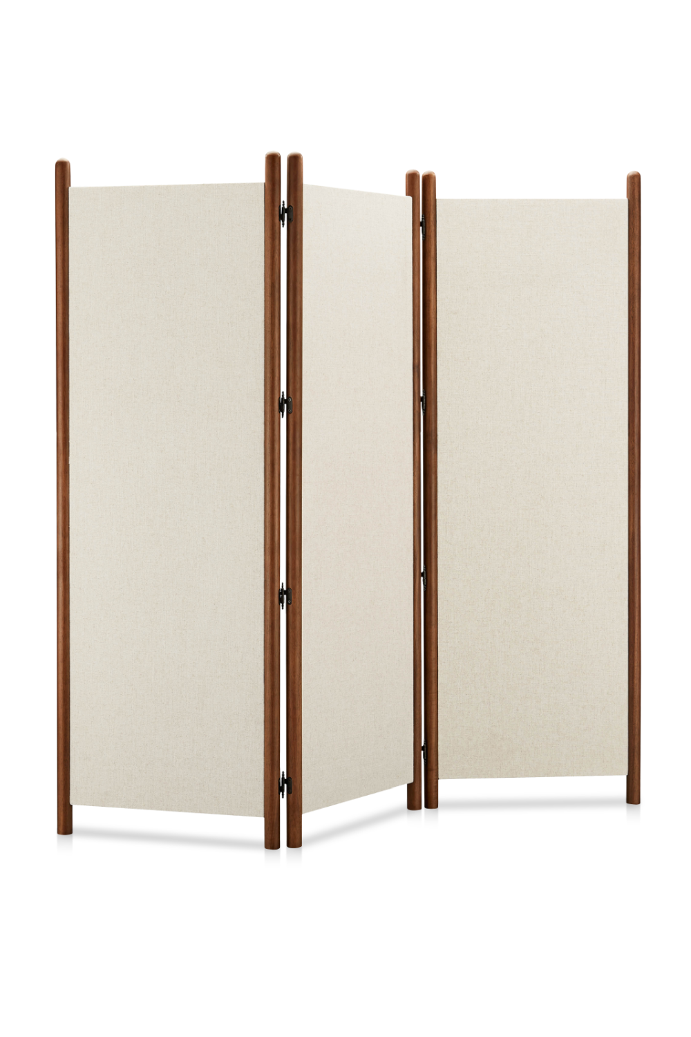 Modern European furniture - White Linen Blend Screen - www.oroa.com | Oroa.com