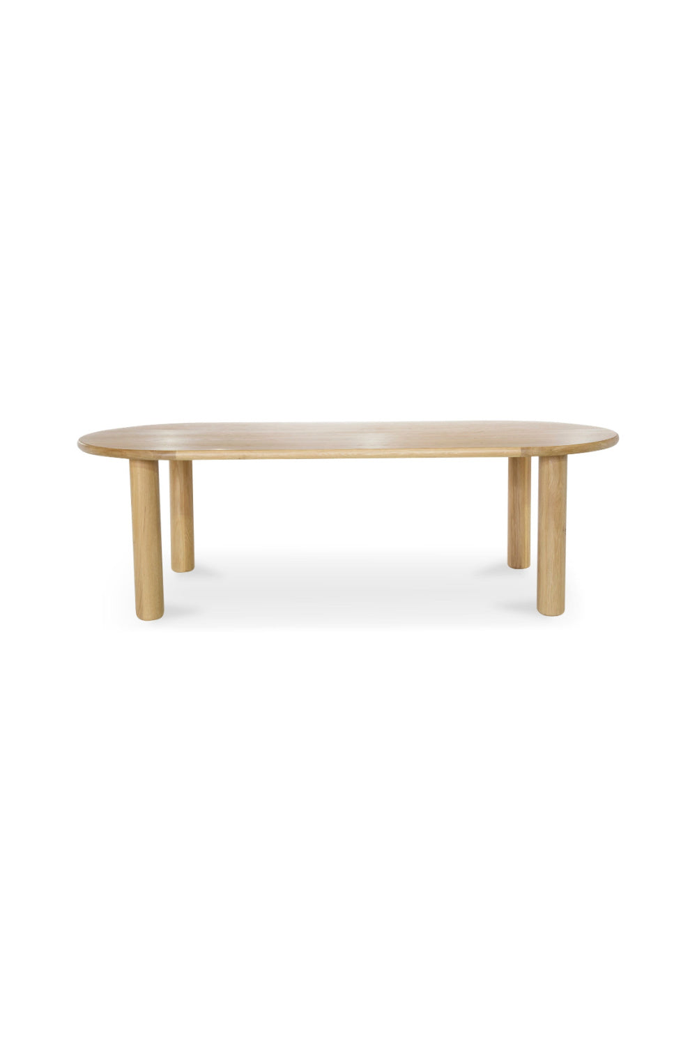 Modern European furniture - Light Oak Oval Dining Table - www.oroa.com | Oroa.com