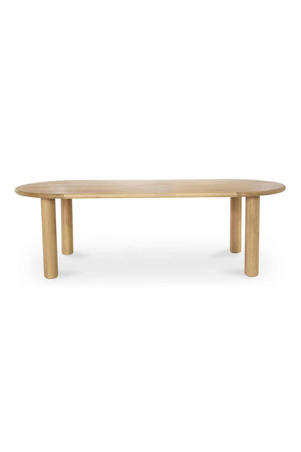 Modern European furniture - Light Oak Oval Dining Table - www.oroa.com | Oroa.com