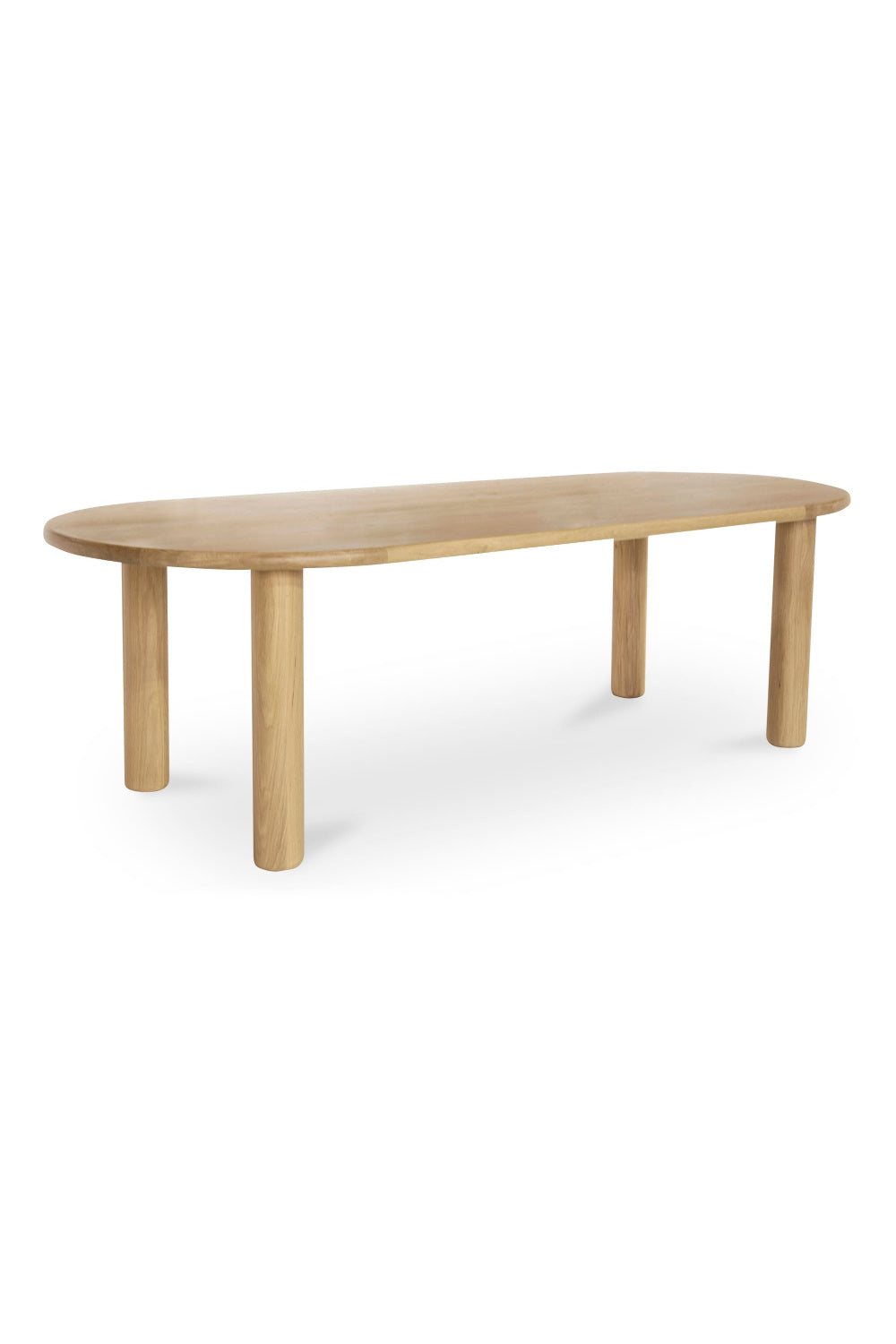 Modern European furniture - Light Oak Oval Dining Table - www.oroa.com | Oroa.com