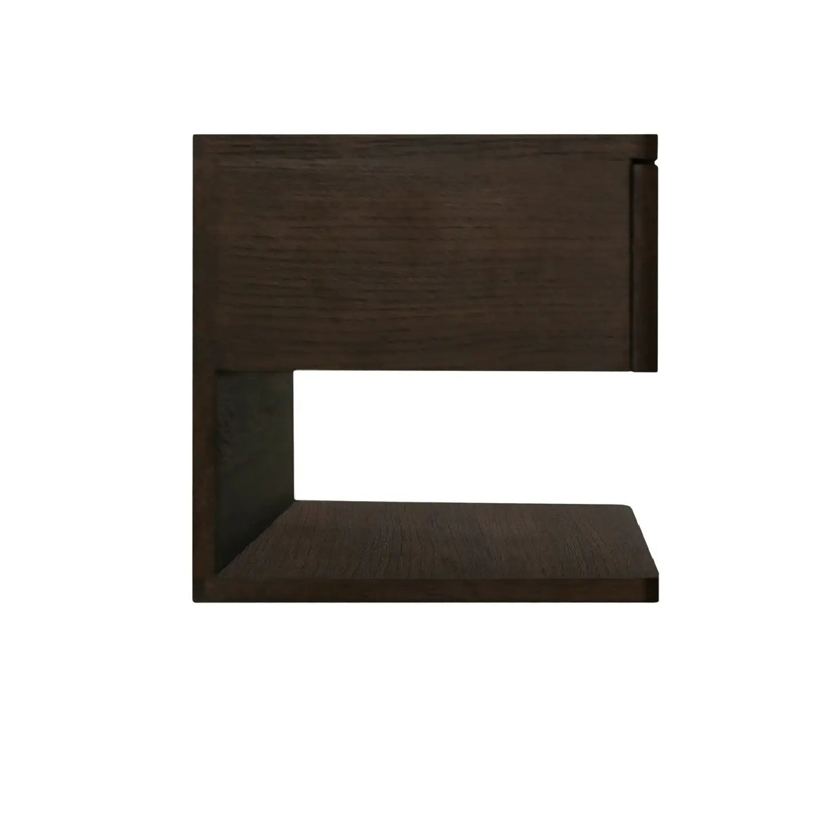 Modern European furniture - Brown 1-Drawer Floating Nightstand - www.oroa.com | Oroa.com