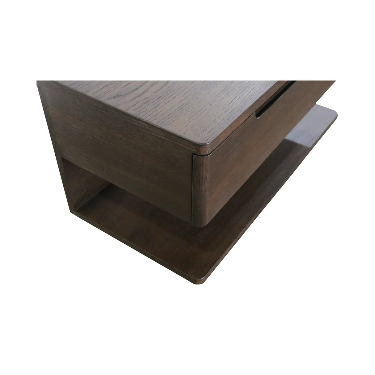 Modern European furniture - Brown 1-Drawer Floating Nightstand - www.oroa.com | Oroa.com