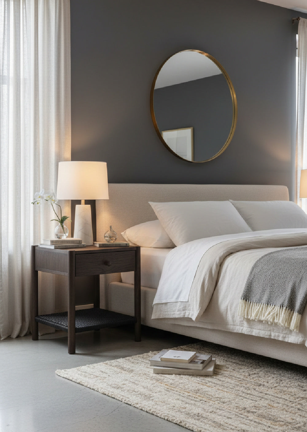 Modern European furniture - Woven Rope Accent Nightstand - www.oroa.com | Oroa.com