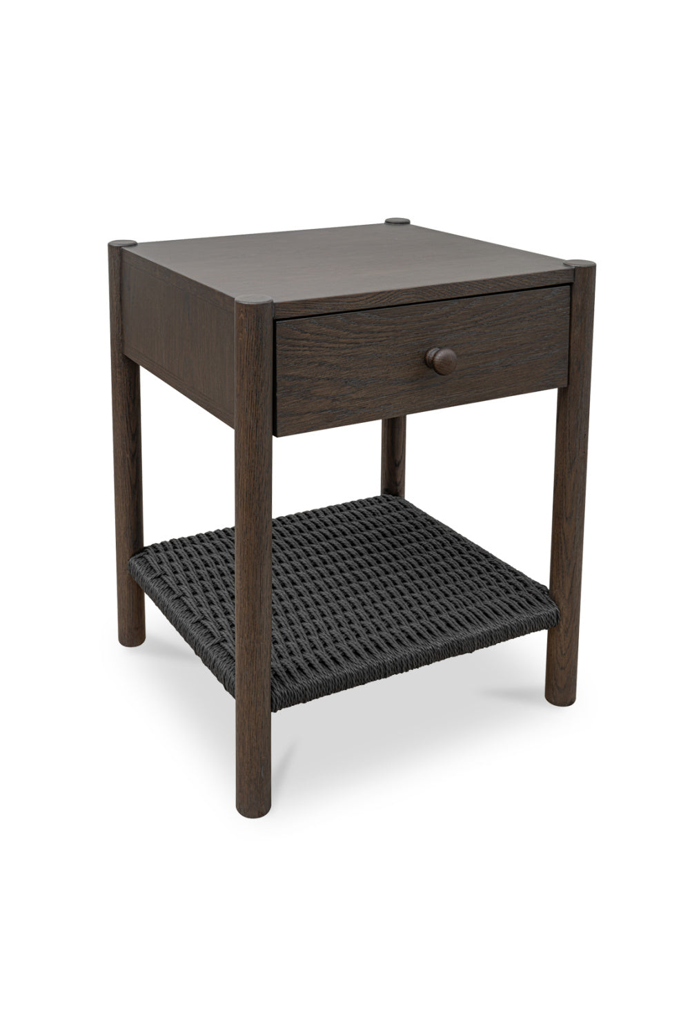 Modern European furniture - Woven Rope Accent Nightstand - www.oroa.com | Oroa.com