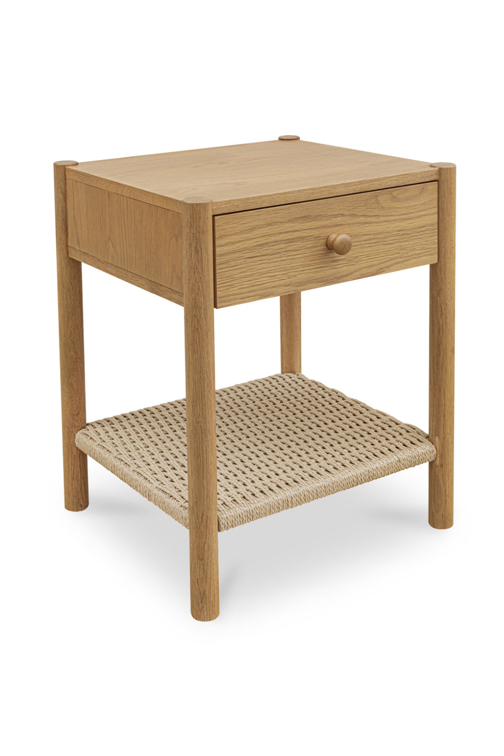 Modern European furniture - Woven Rope Accent Nightstand - www.oroa.com | Oroa.com