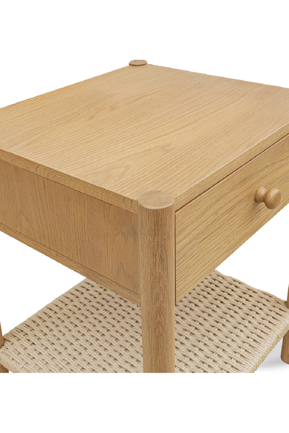 Modern European furniture - Woven Rope Accent Nightstand - www.oroa.com | Oroa.com