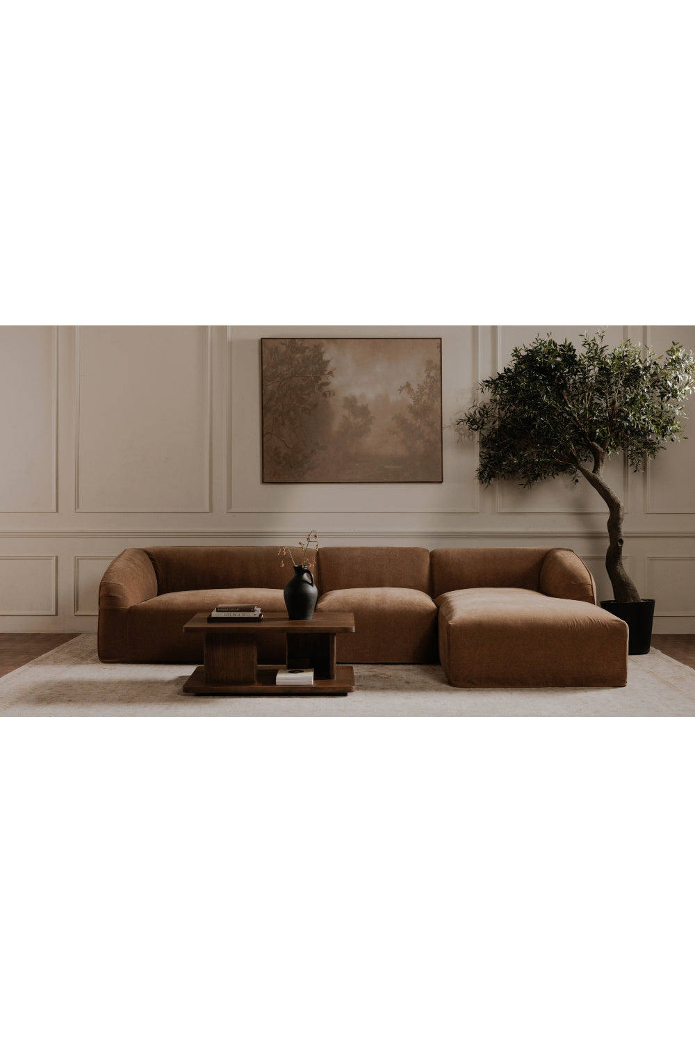Modern European furniture - Oak Open Storage Coffee Table - www.oroa.com | Oroa.com