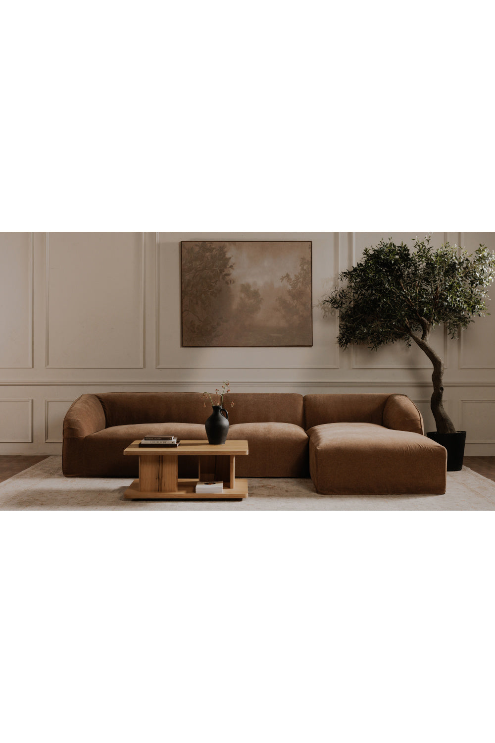 Modern European furniture - Oak Open Storage Coffee Table - www.oroa.com | Oroa.com