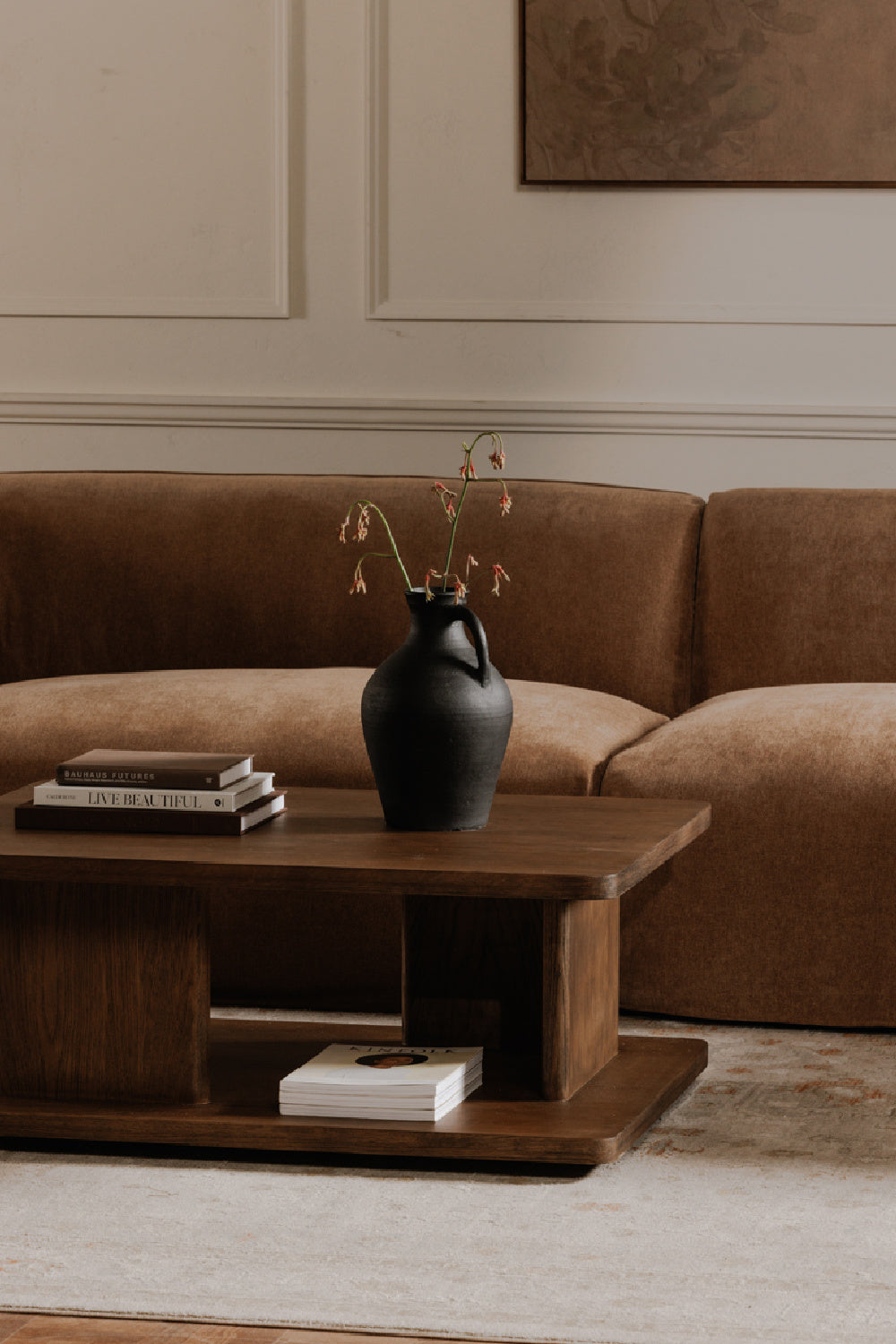 Modern European furniture - Oak Open Storage Coffee Table - www.oroa.com | Oroa.com