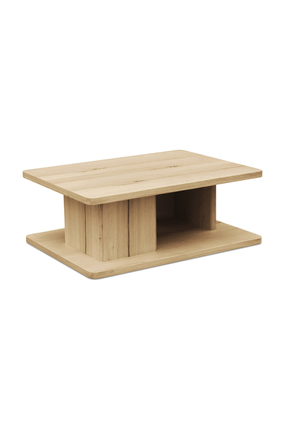 Modern European furniture - Oak Open Storage Coffee Table - www.oroa.com | Oroa.com