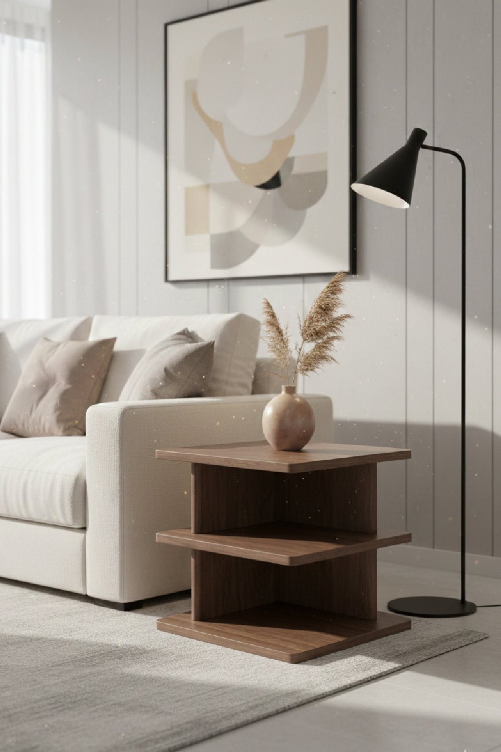 Modern European furniture - Solid Wood Rustic Side Table - www.oroa.com | Oroa.com