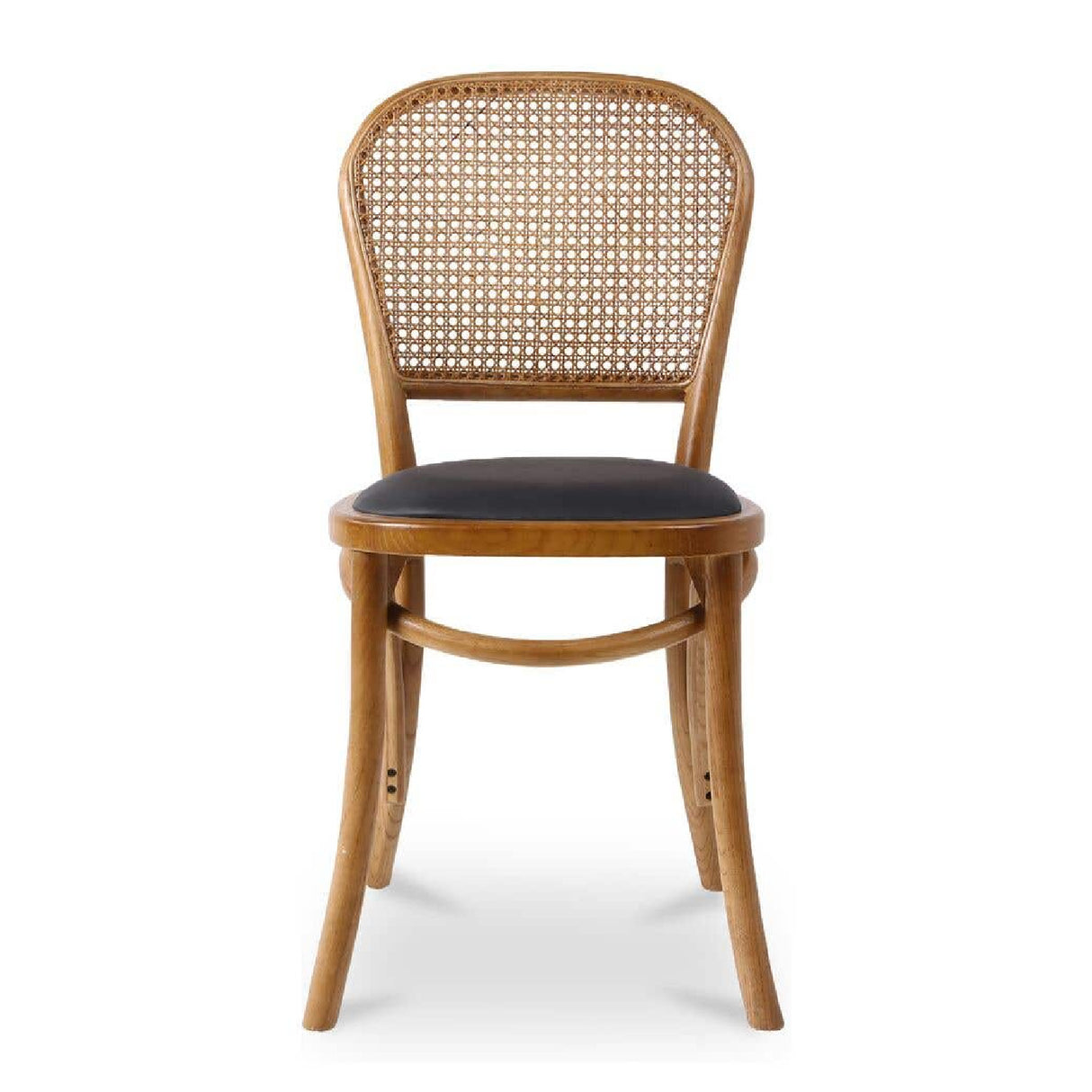 Modern European furniture - Elm-Framed Rattan Dining Chairs (2) - www.oroa.com | Oroa.com