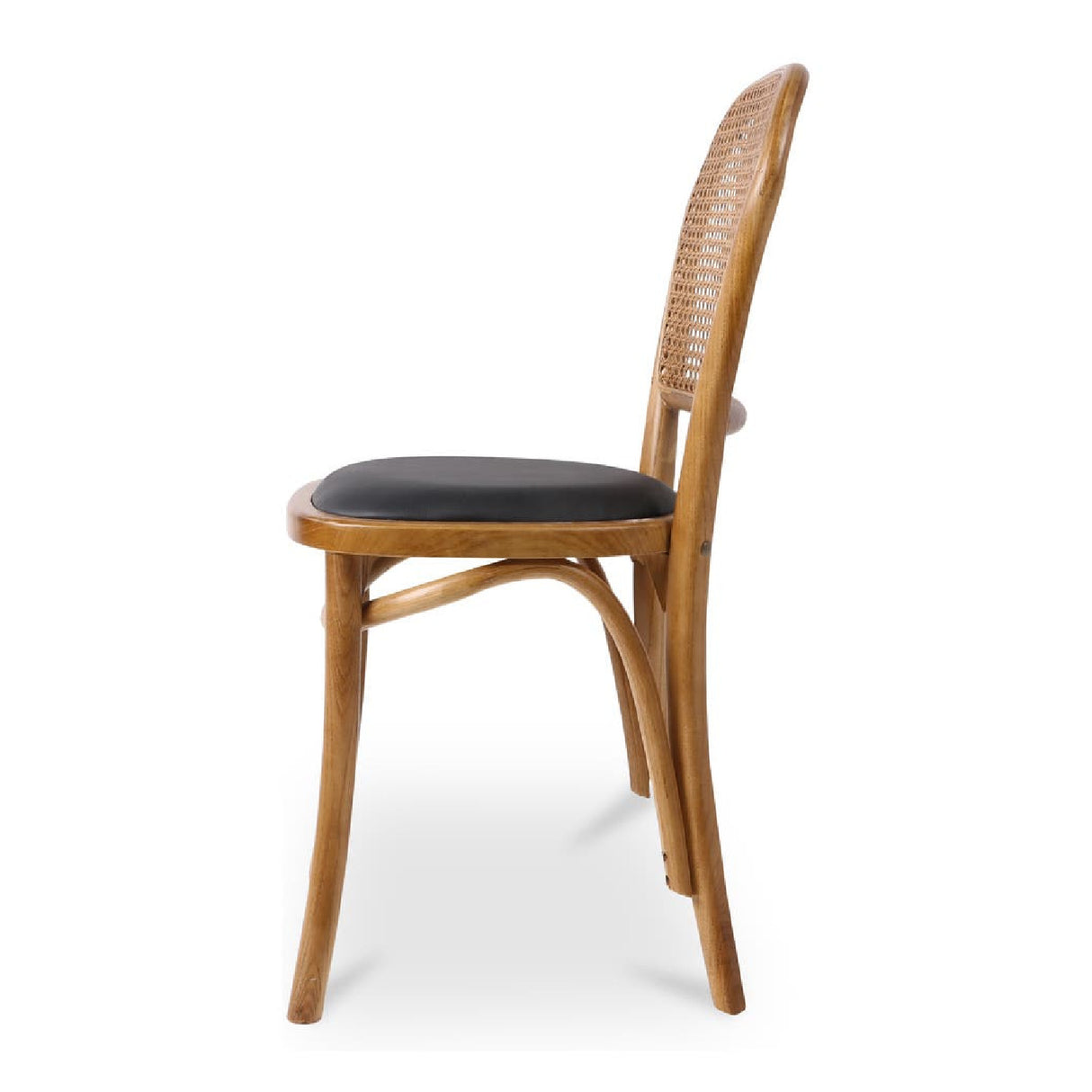 Modern European furniture - Elm-Framed Rattan Dining Chairs (2) - www.oroa.com | Oroa.com
