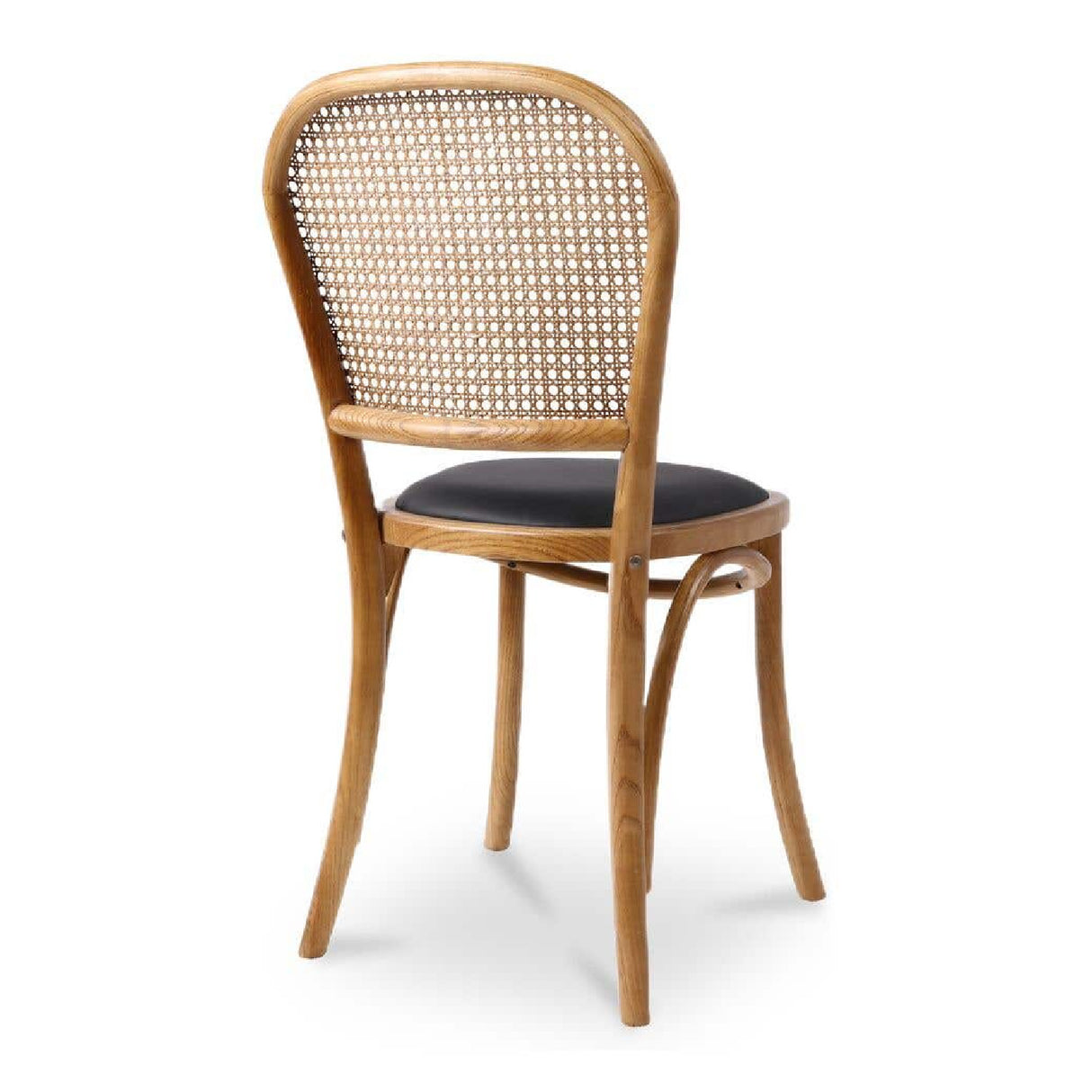 Modern European furniture - Elm-Framed Rattan Dining Chairs (2) - www.oroa.com | Oroa.com