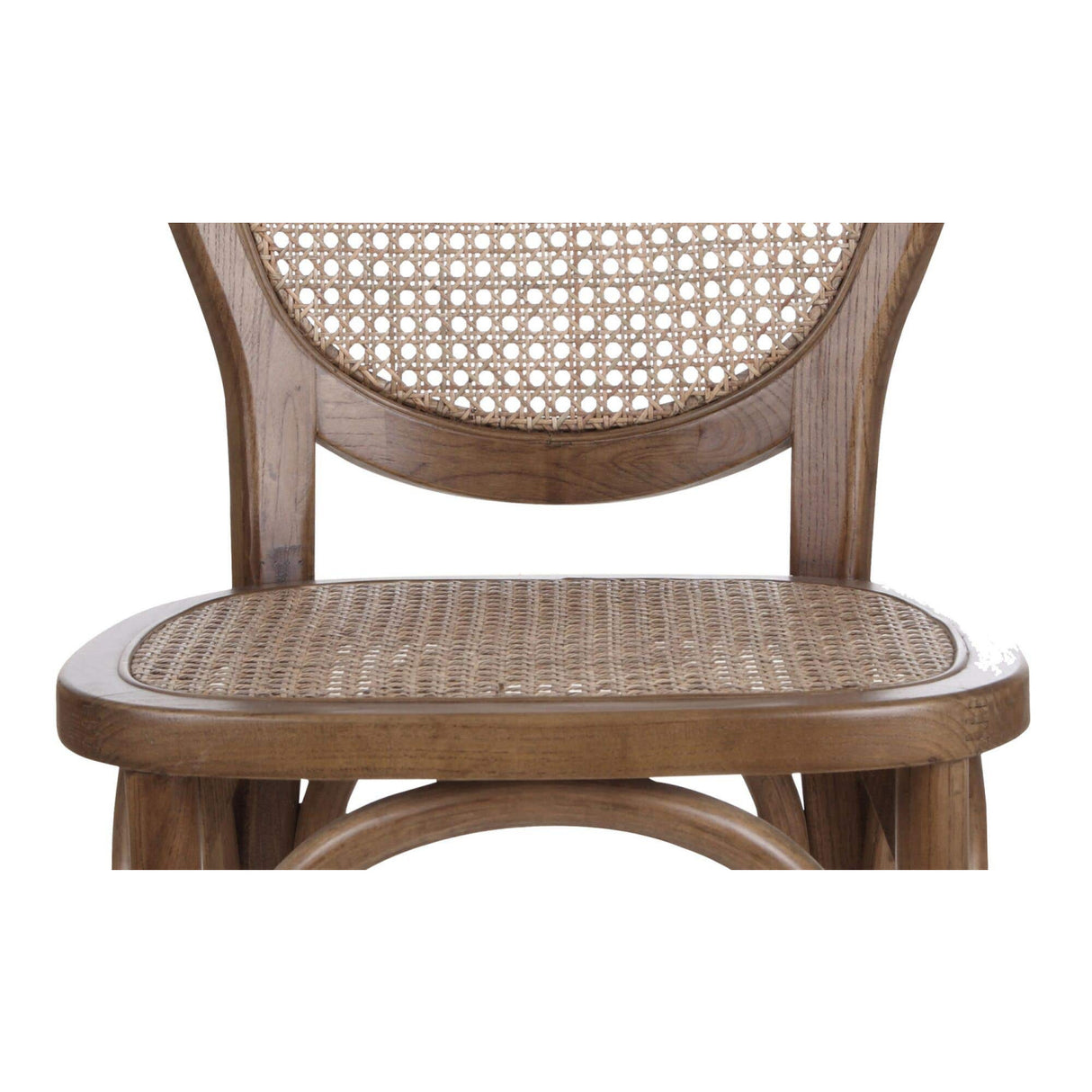 Modern European furniture - Round-Back Rattan Dining Chairs (2) - www.oroa.com | Oroa.com