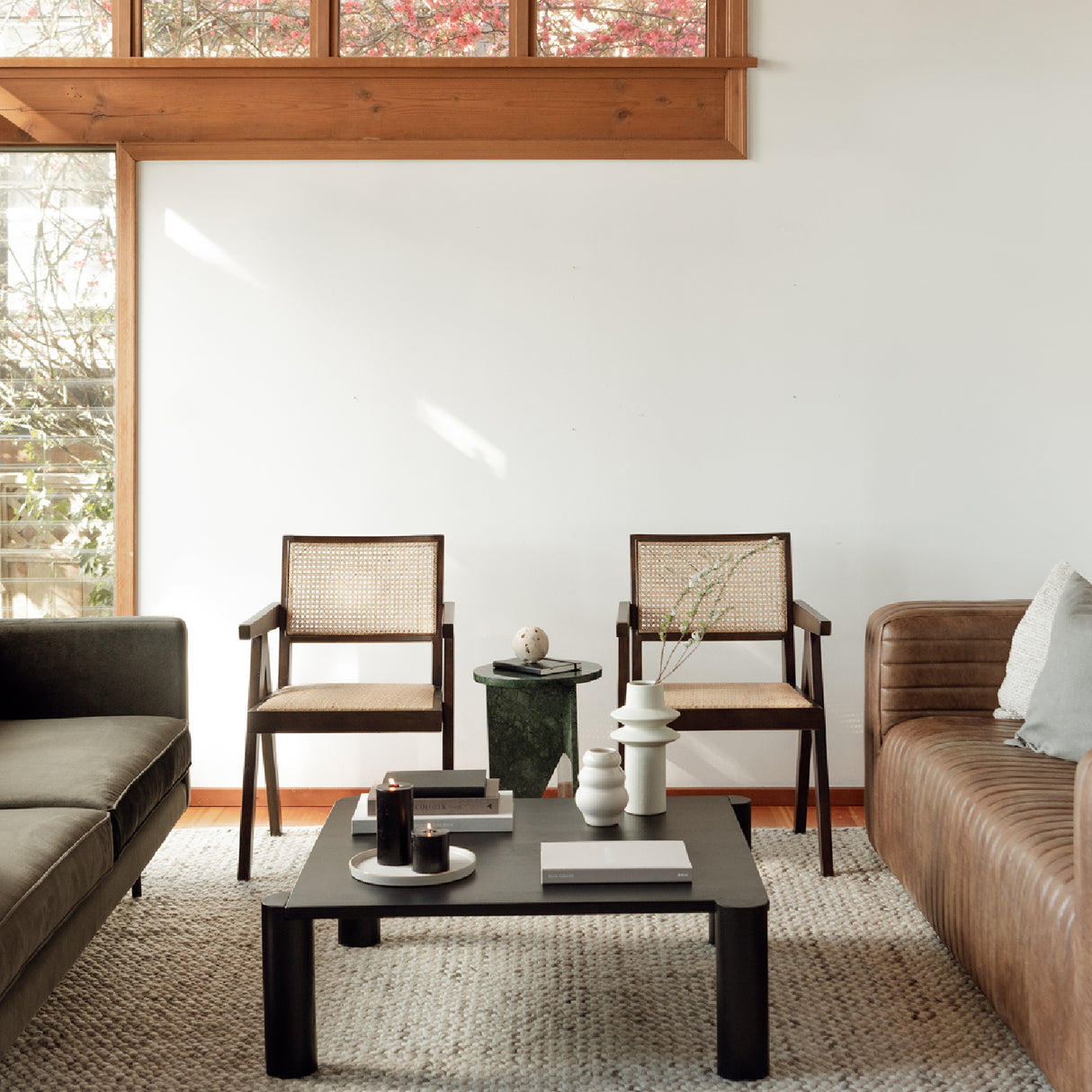 Modern European furniture - Rattan Mid-Century Dining Chairs (2) - www.oroa.com | Oroa.com