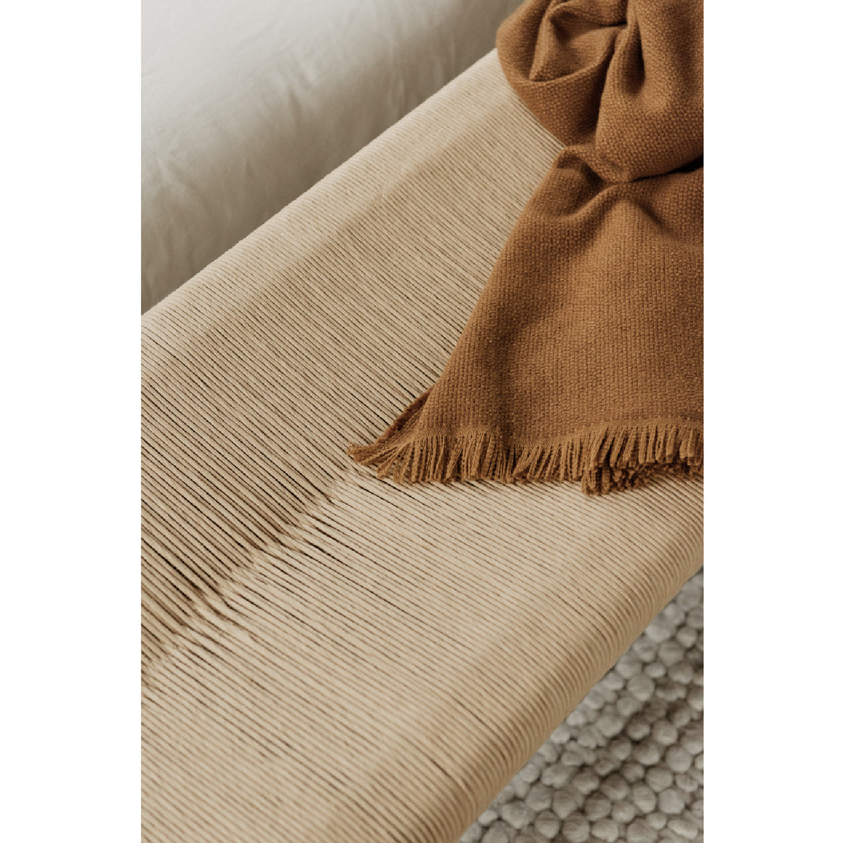 Modern European furniture - Woven Fibers Bench - www.oroa.com | Oroa.com