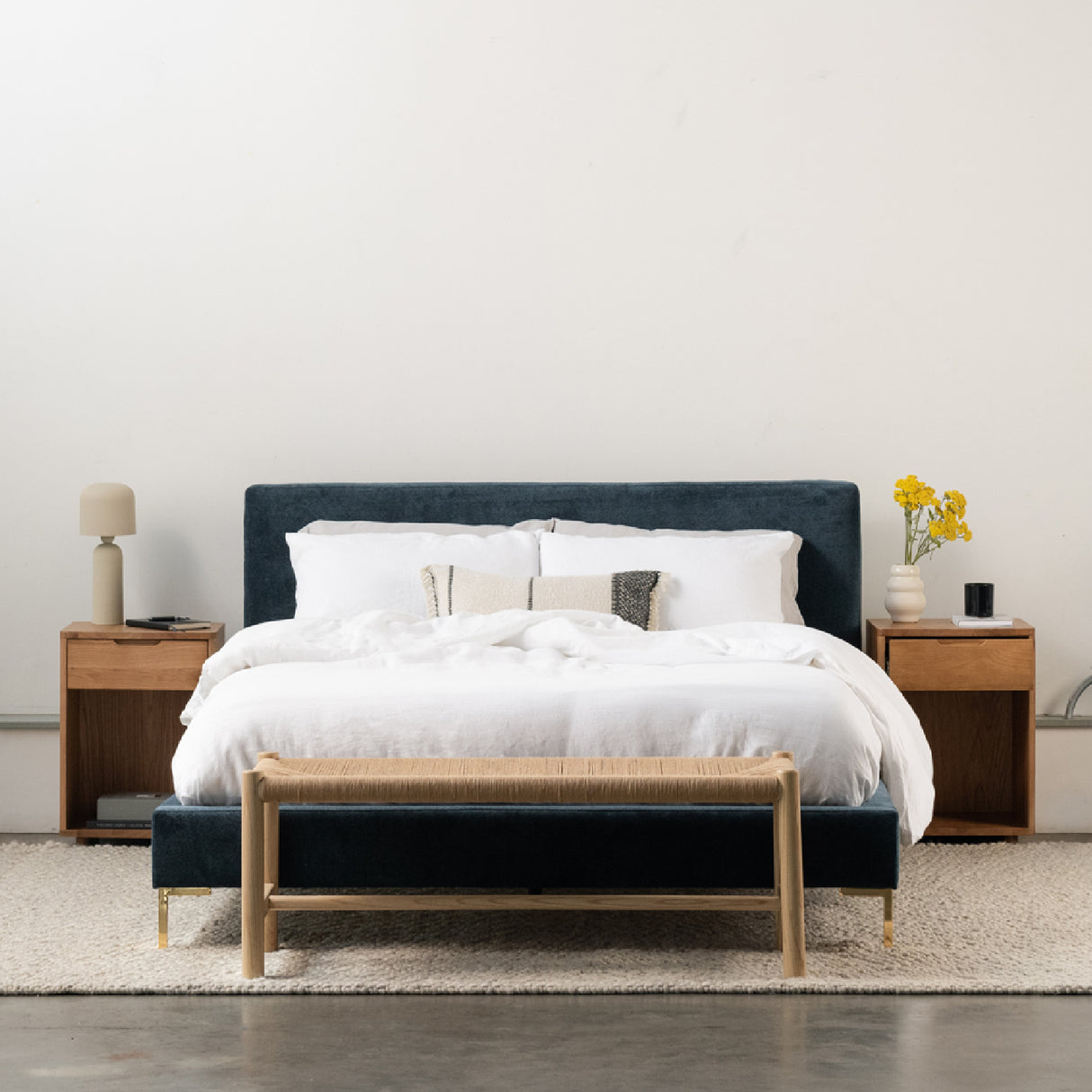 Modern European furniture - Woven Fibers Bench - www.oroa.com | Oroa.com