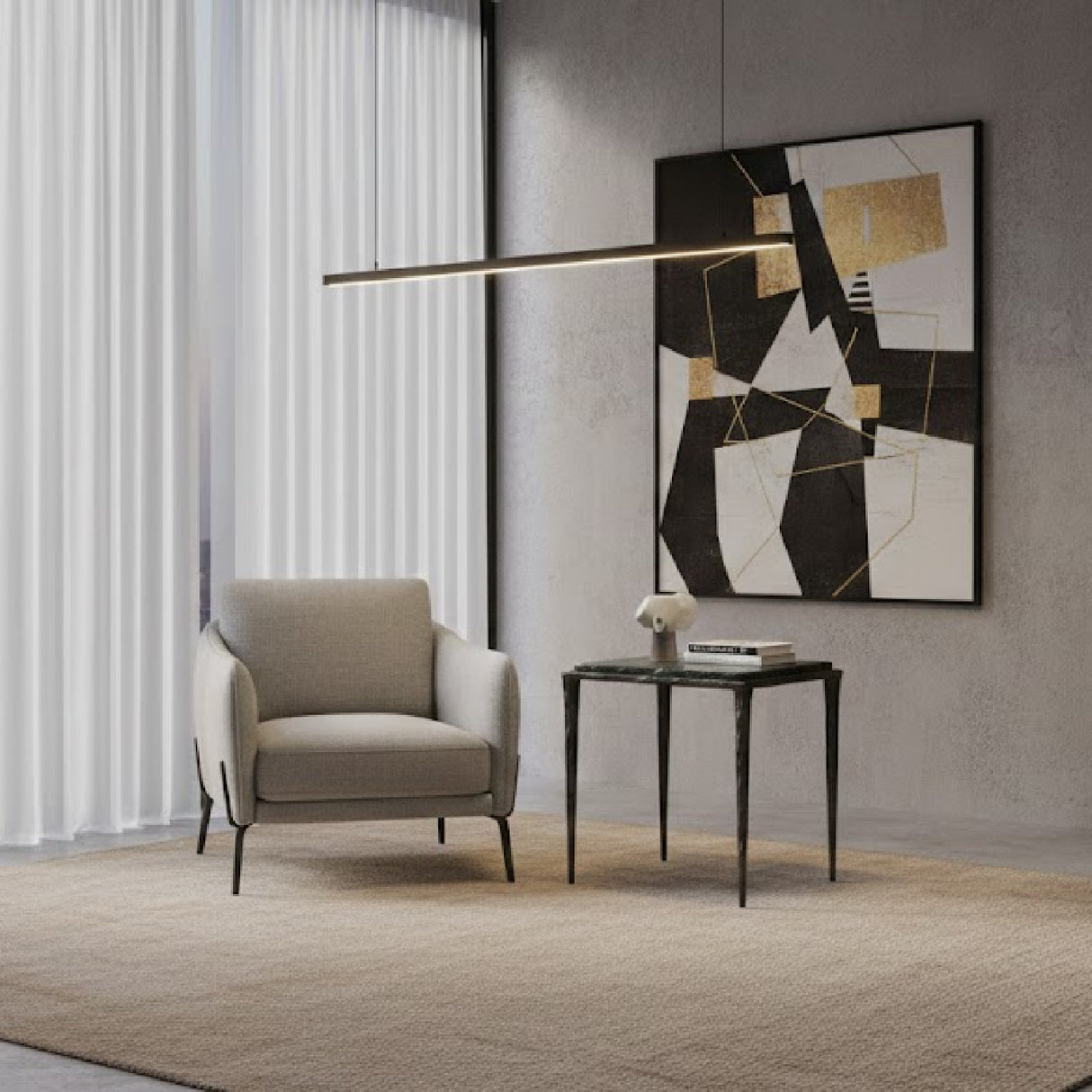 Modern European furniture - Square Cast Glass Side Table- www.oroa.com | Oroa.com