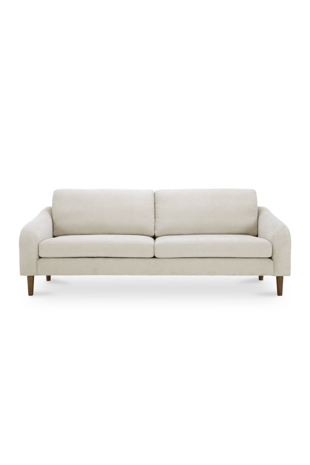 Modern European furniture - Wooden Leg 2-Seater Sofa - www.oroa.com | Oroa.com