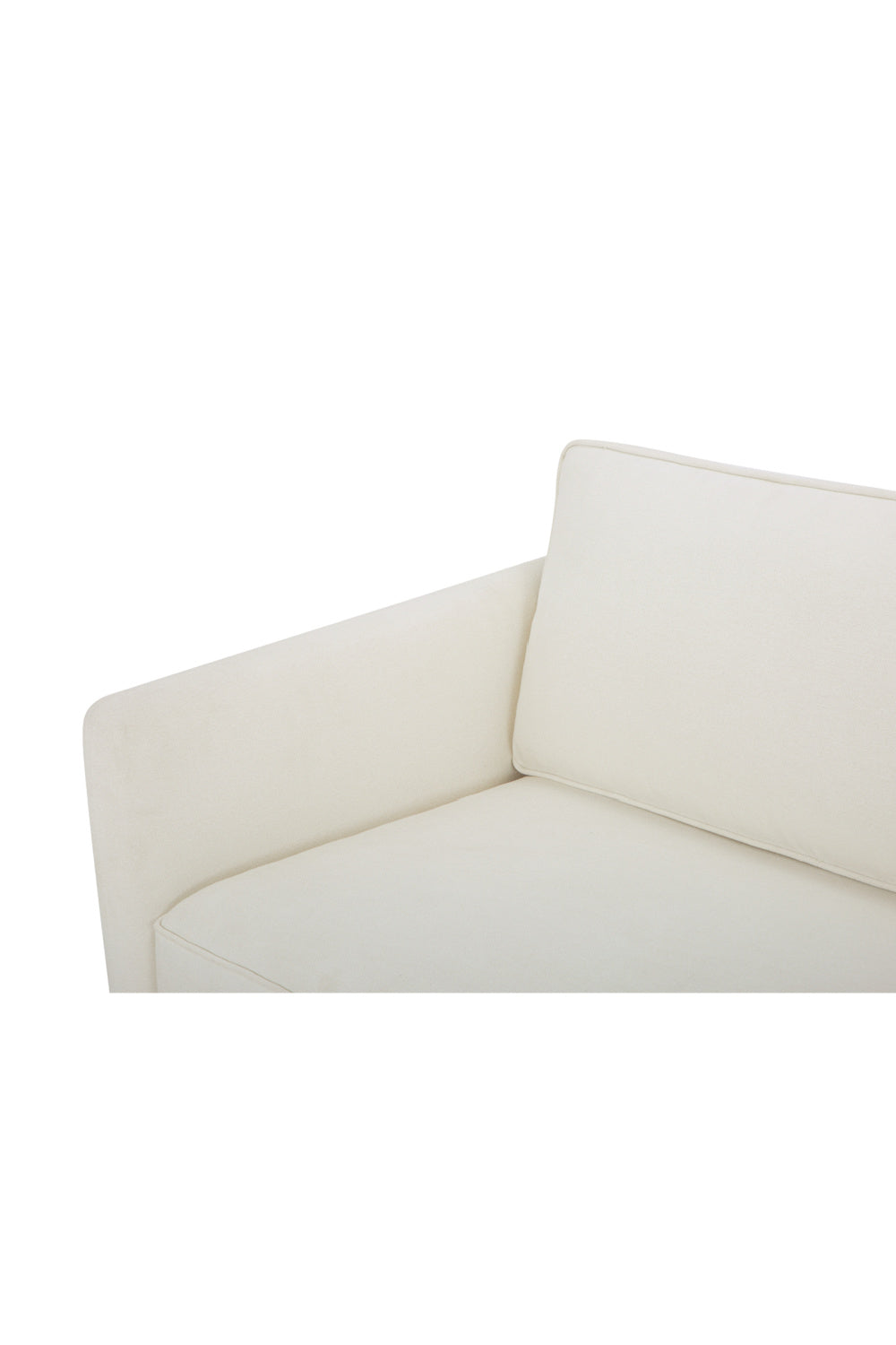 Modern European furniture - Mid-Century Modern White Sofa - www.oroa.com | Oroa.com