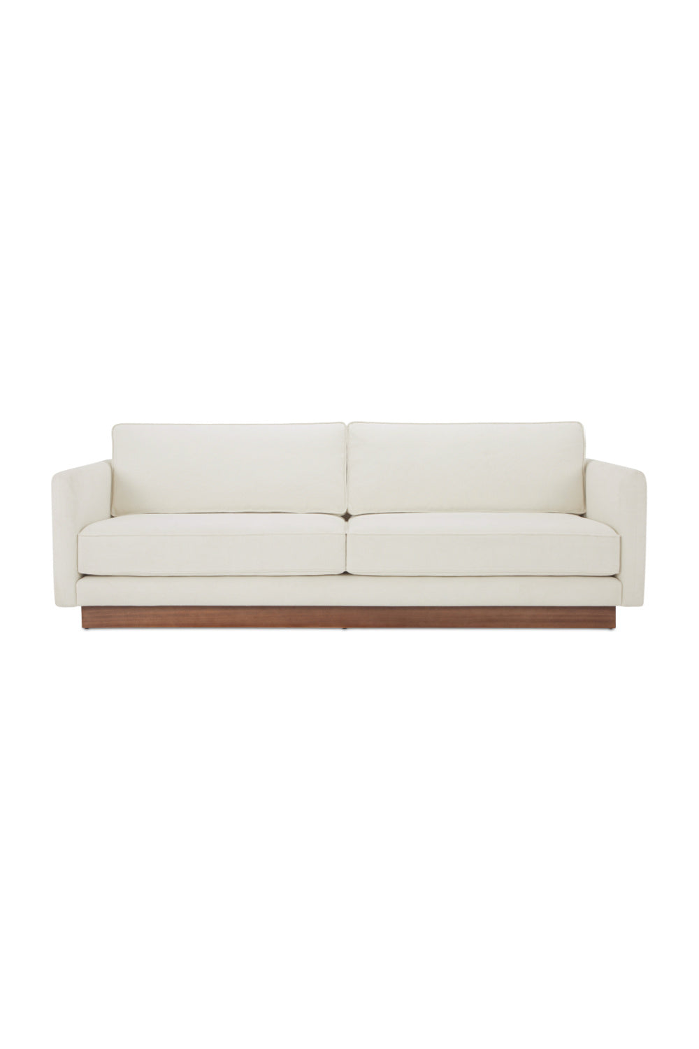 Modern European furniture - Mid-Century Modern White Sofa - www.oroa.com | Oroa.com