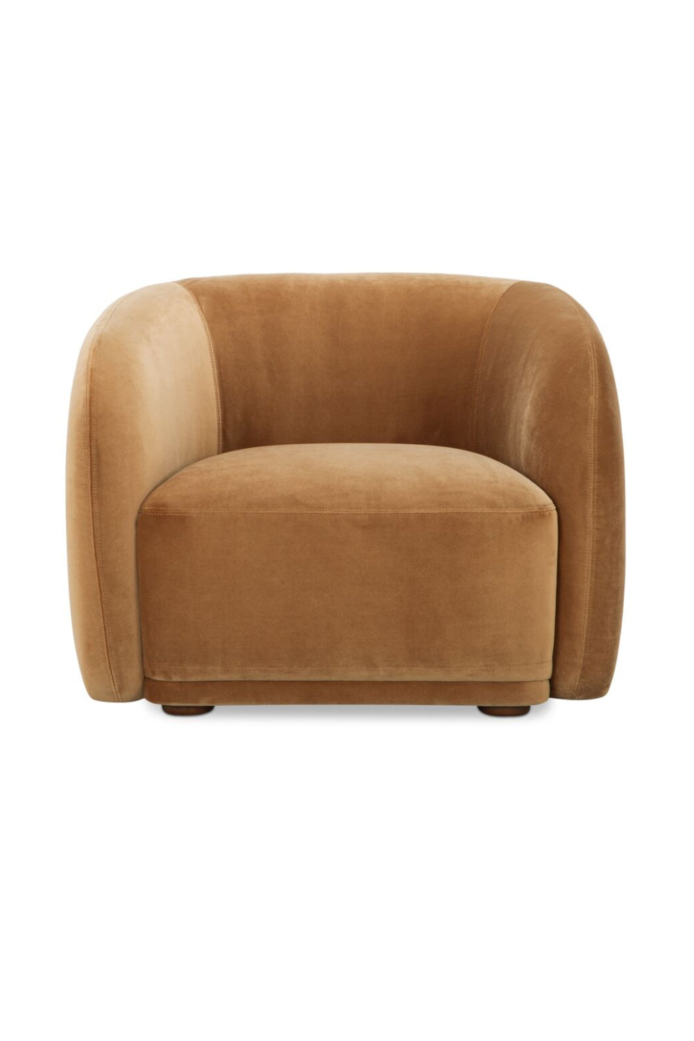 Modern European furniture - Curved Back Accent Chair - www.oroa.com | Oroa.com