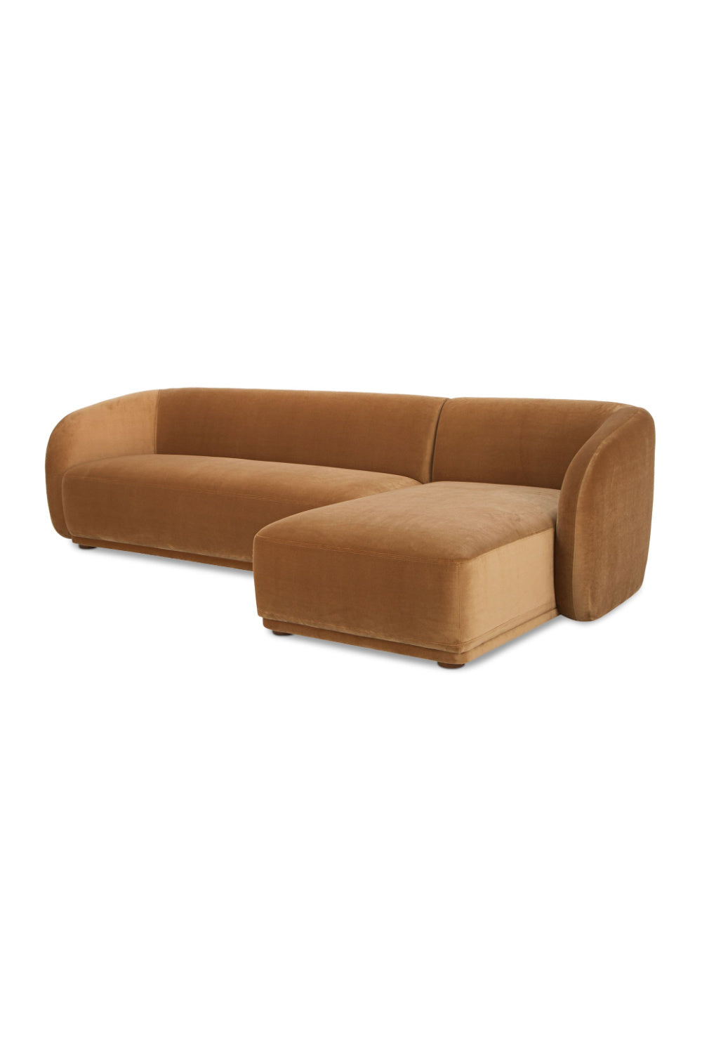Modern European furniture - Curved Back Sectional Sofa - www.oroa.com | Oroa.com