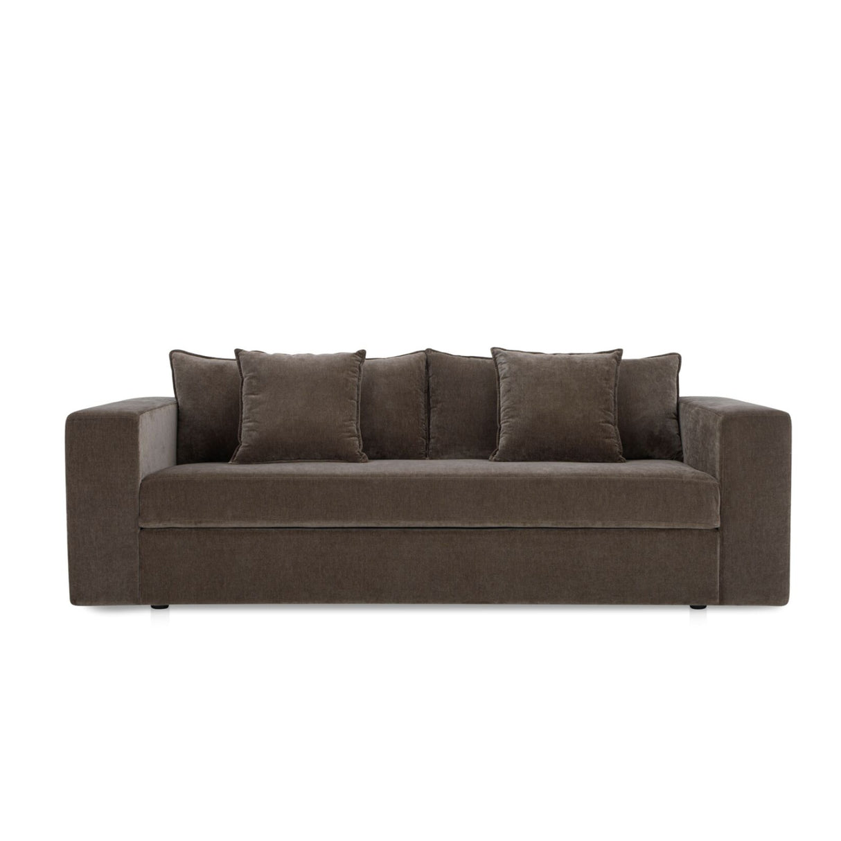 Modern European furniture - Dark Upholstered Sleeper Sofa - www.oroa.com | Oroa.com