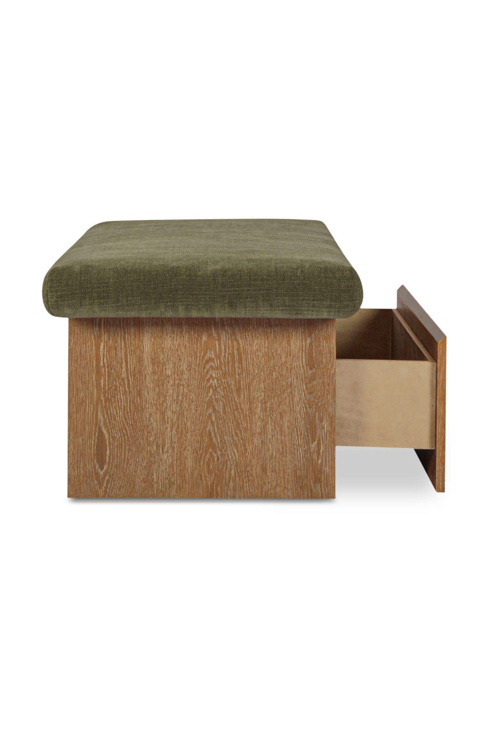 Modern European furniture - Chenille Storage Bench - www.oroa.com | Oroa.com
